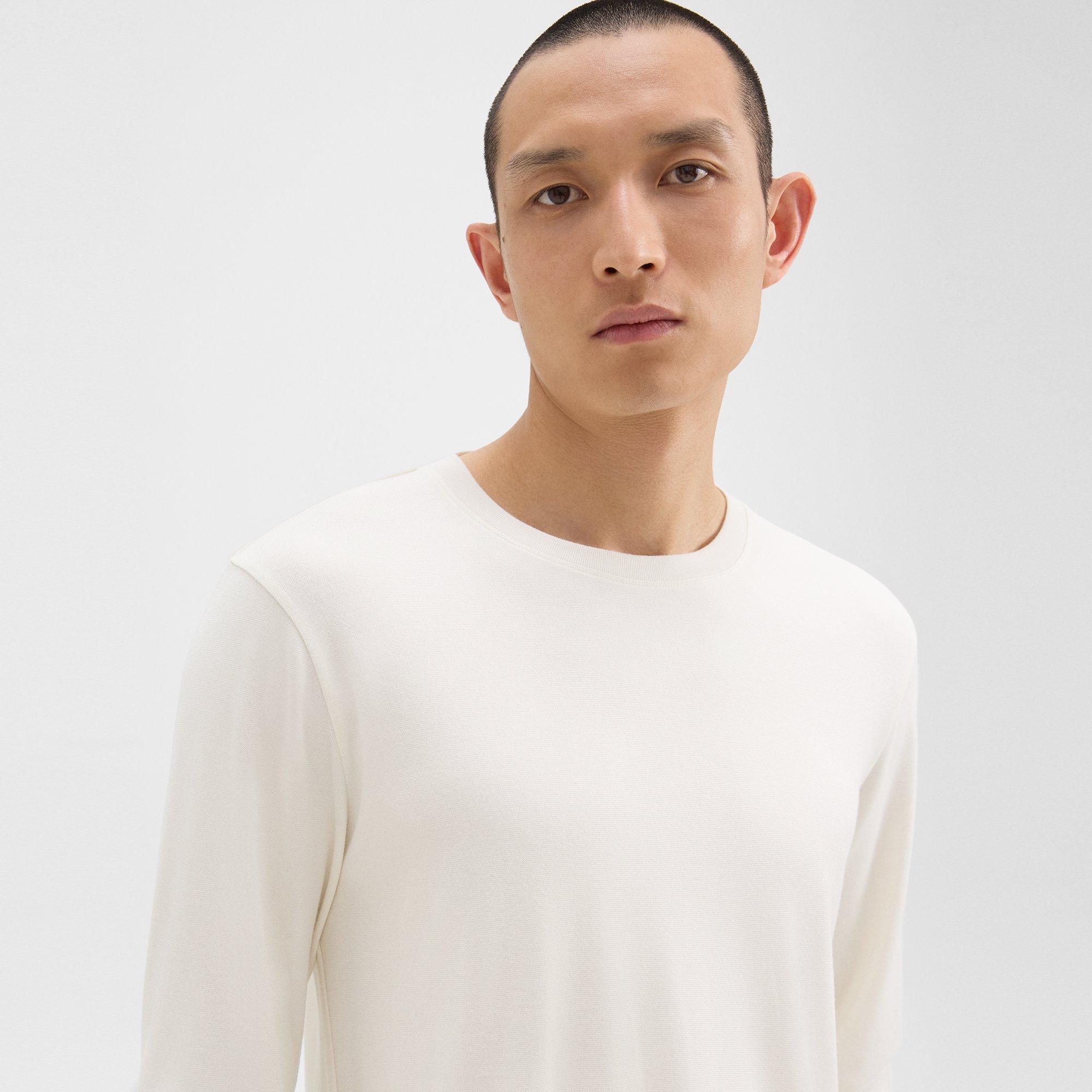 Essential Long-Sleeve Tee in Anemone Modal Jersey