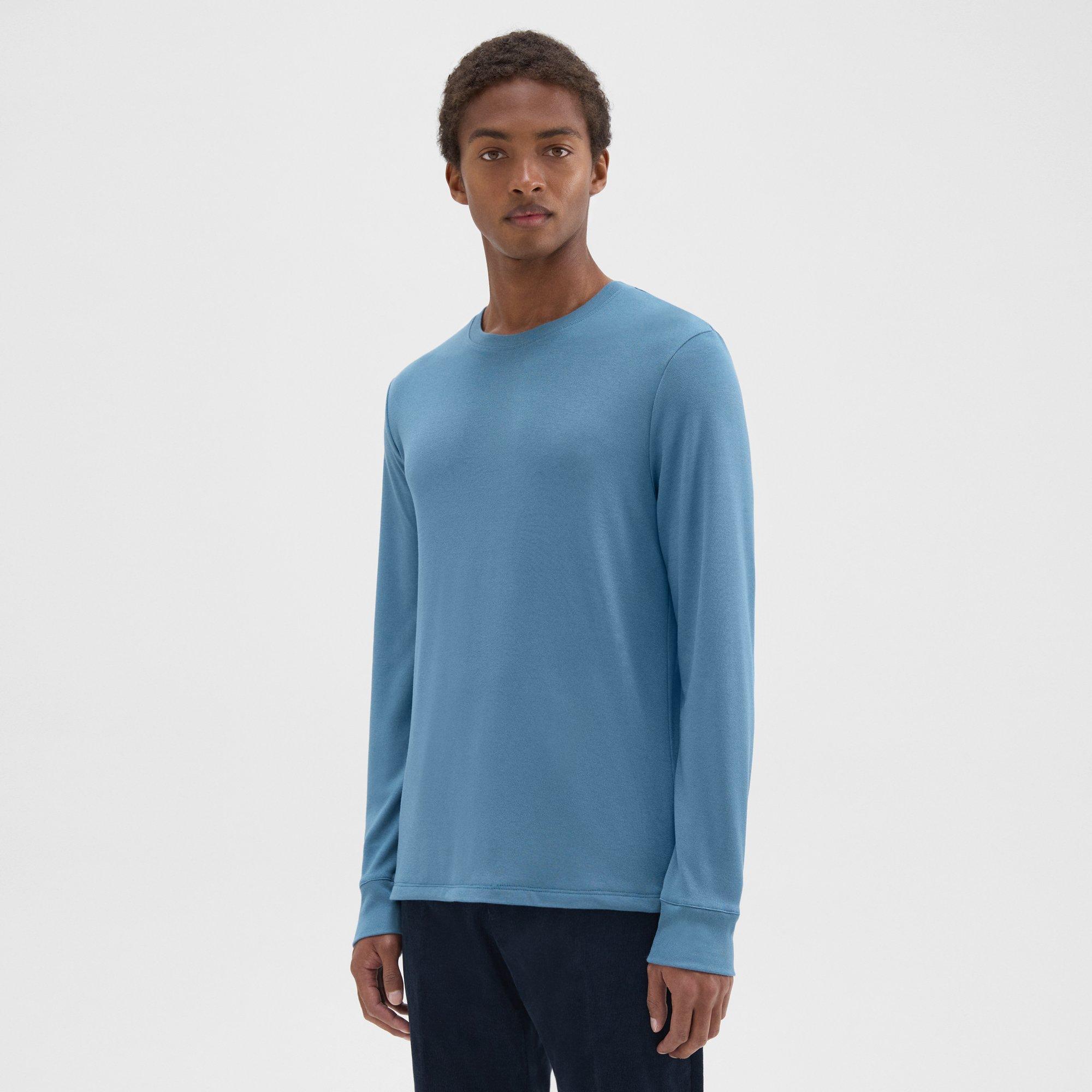 Essential Long-Sleeve Tee in Anemone Modal Jersey