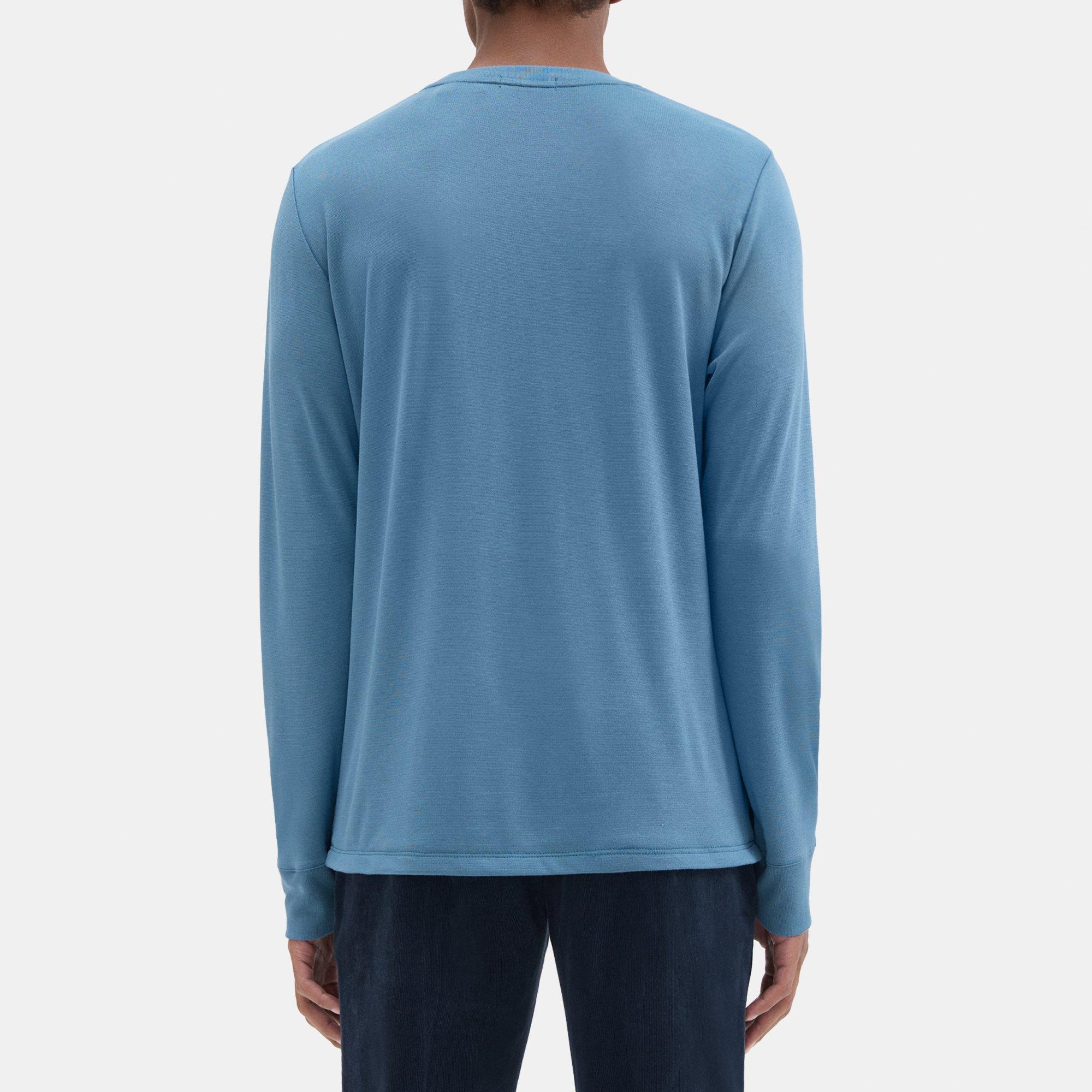 Essential Long-Sleeve Tee in Anemone Modal Jersey