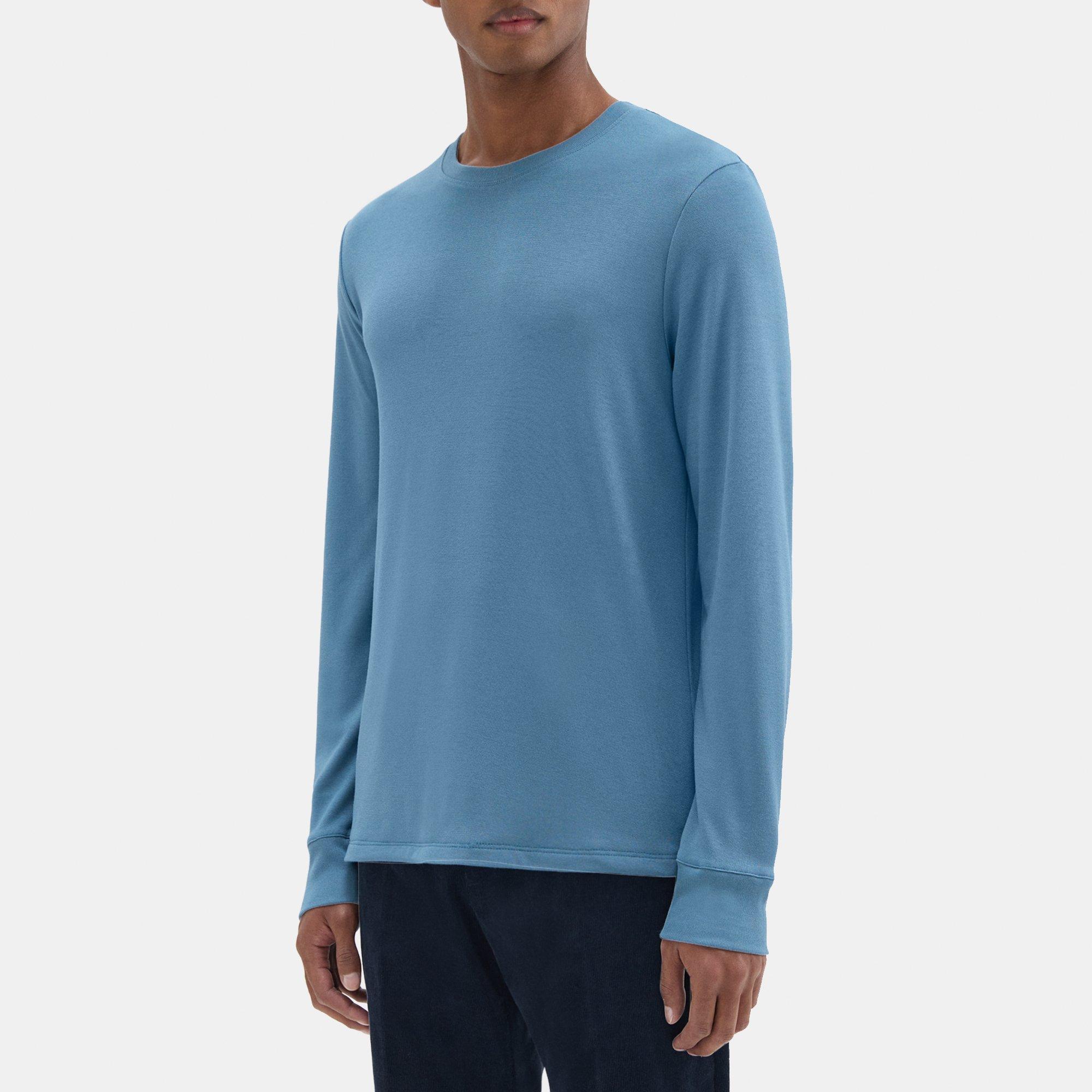 Essential Long-Sleeve Tee in Anemone Modal Jersey