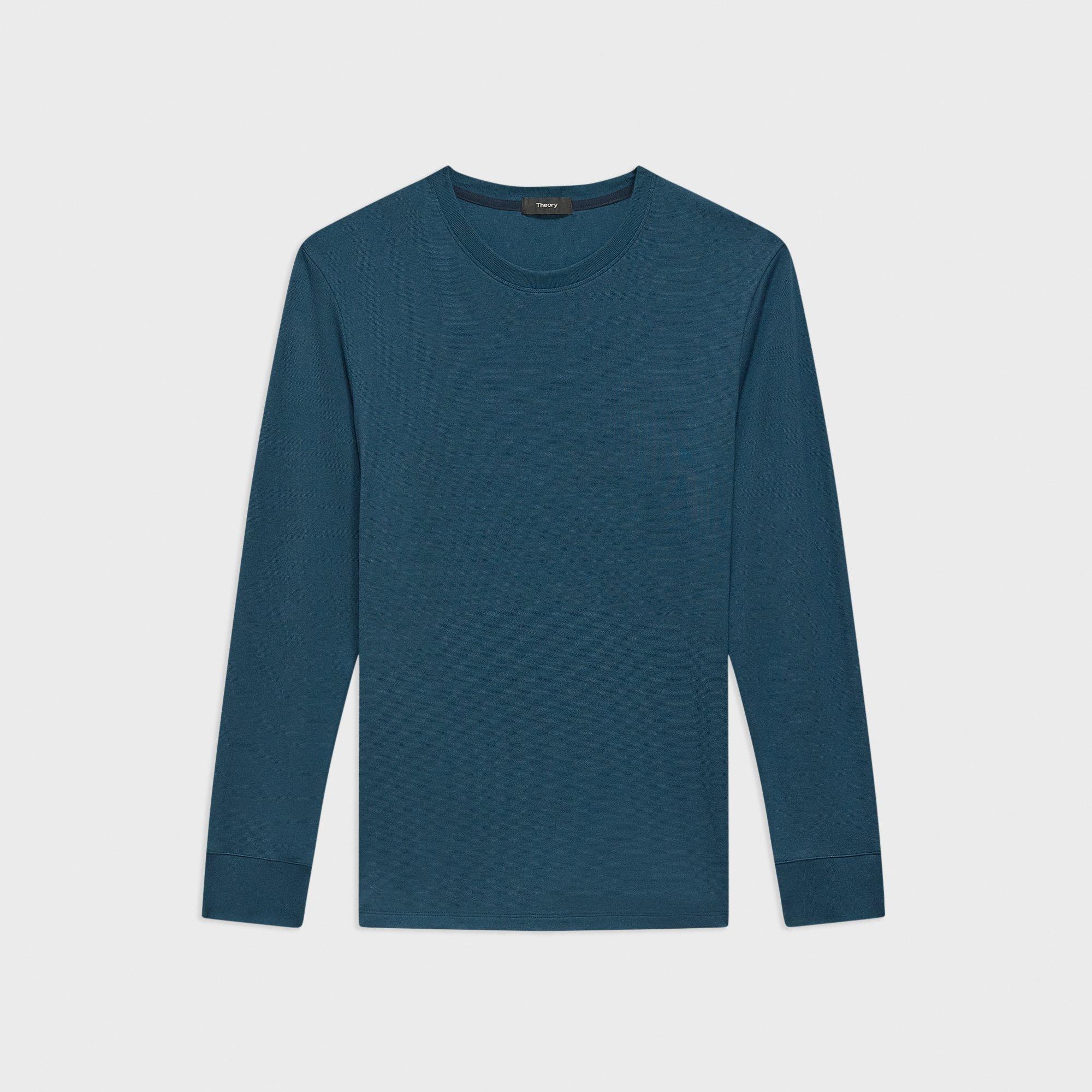 Essential Long-Sleeve Tee in Anemone Modal Jersey