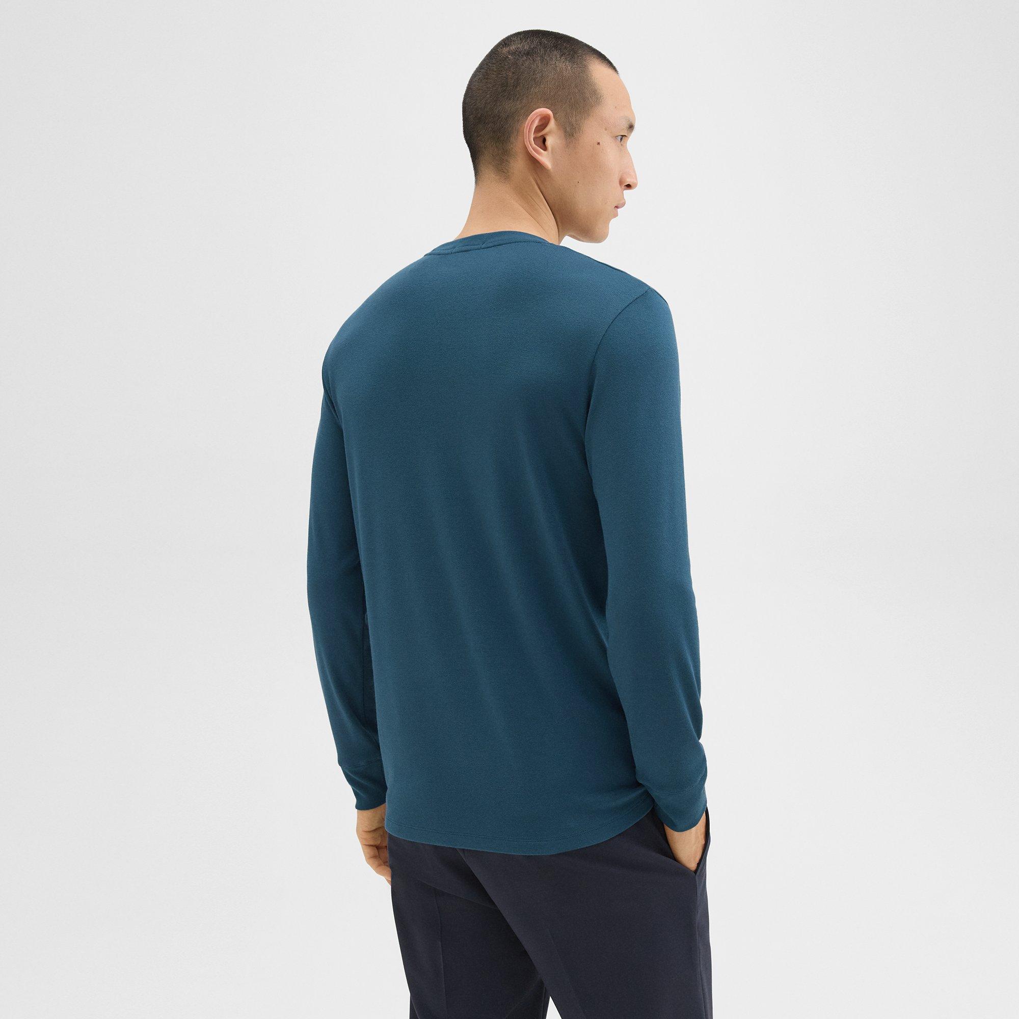 Essential Long-Sleeve Tee in Anemone Modal Jersey