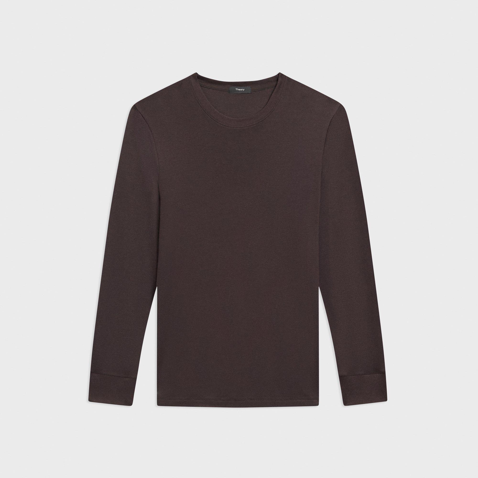 Essential Long-Sleeve Tee in Anemone Modal Jersey