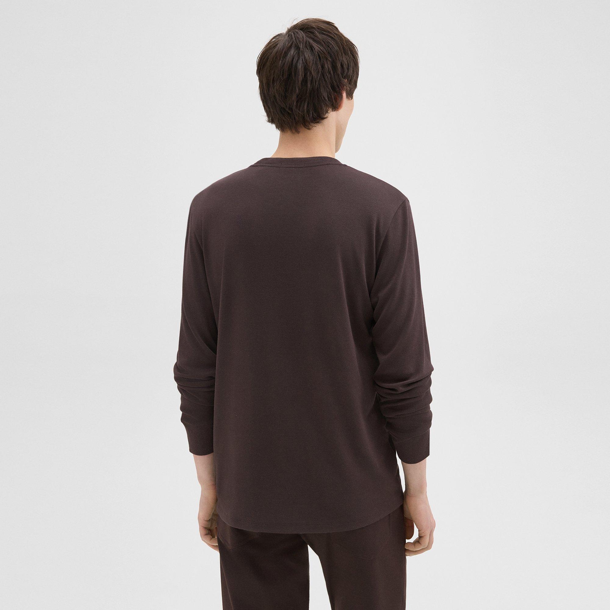 Essential Long-Sleeve Tee in Anemone Modal Jersey