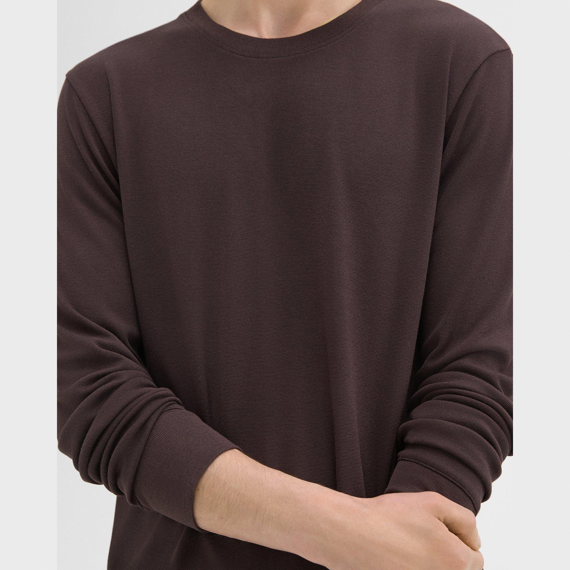 Essential Long-Sleeve Tee in Anemone Modal Jersey