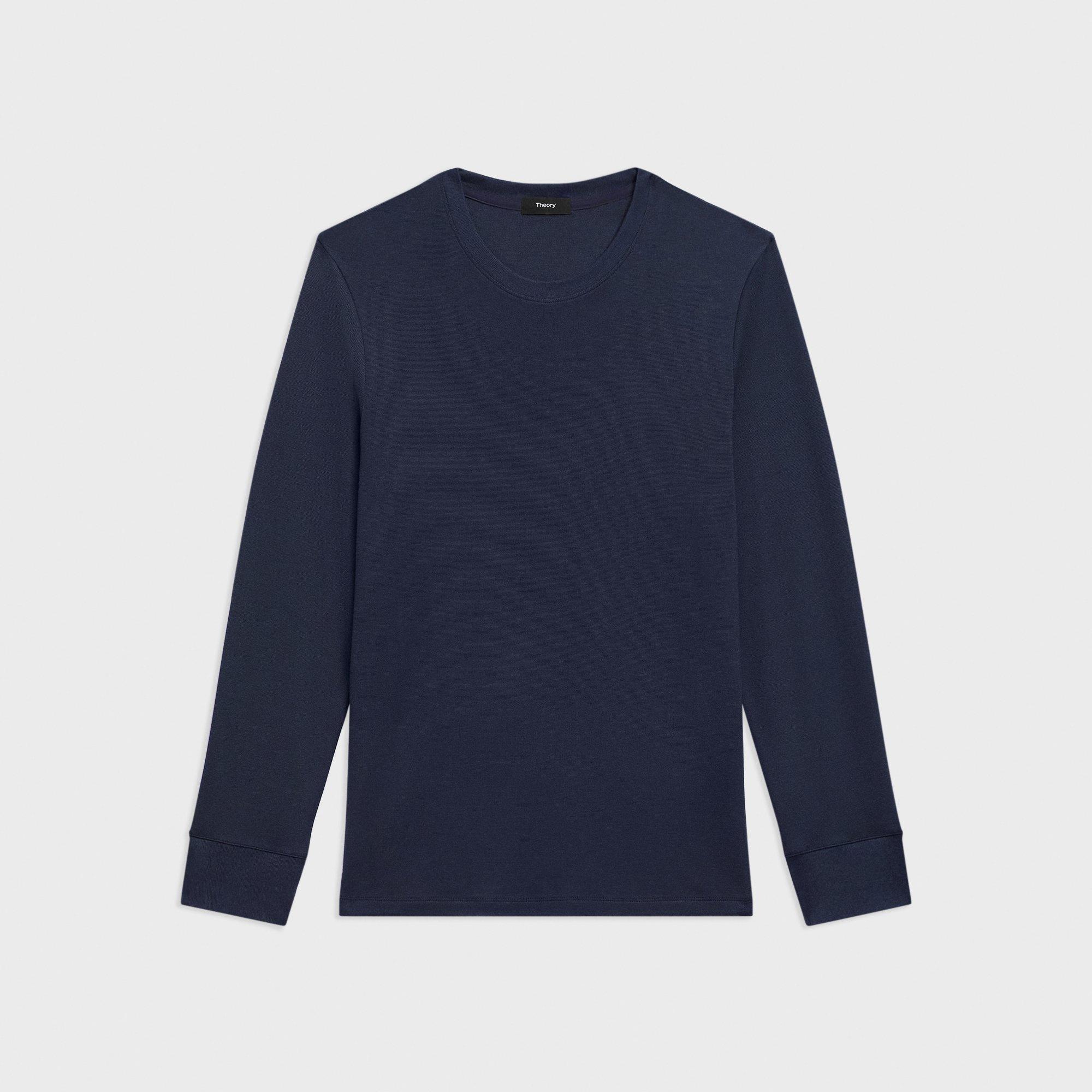 Essential Long-Sleeve Tee in Anemone Modal Jersey