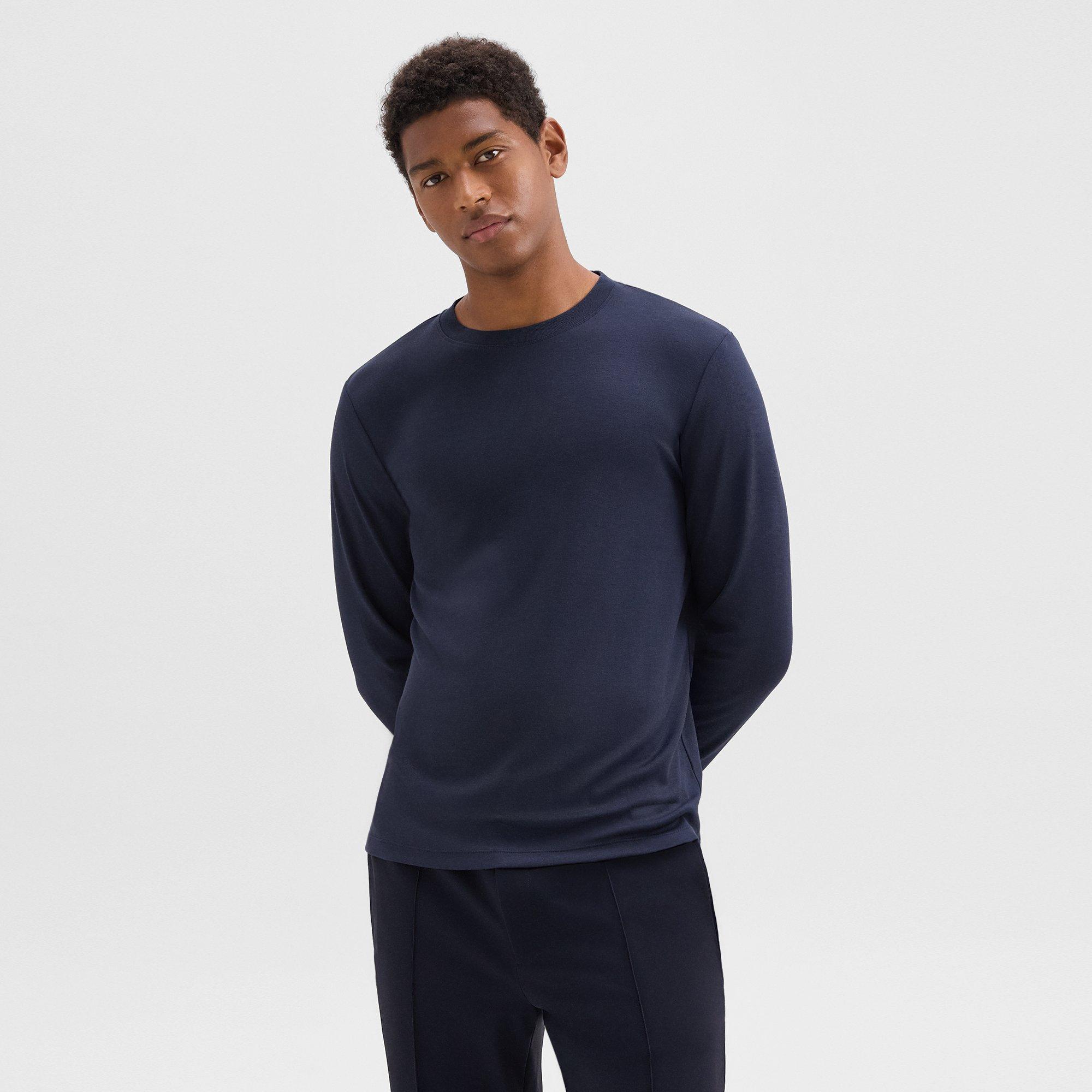 Essential Long-Sleeve Tee in Anemone Modal Jersey