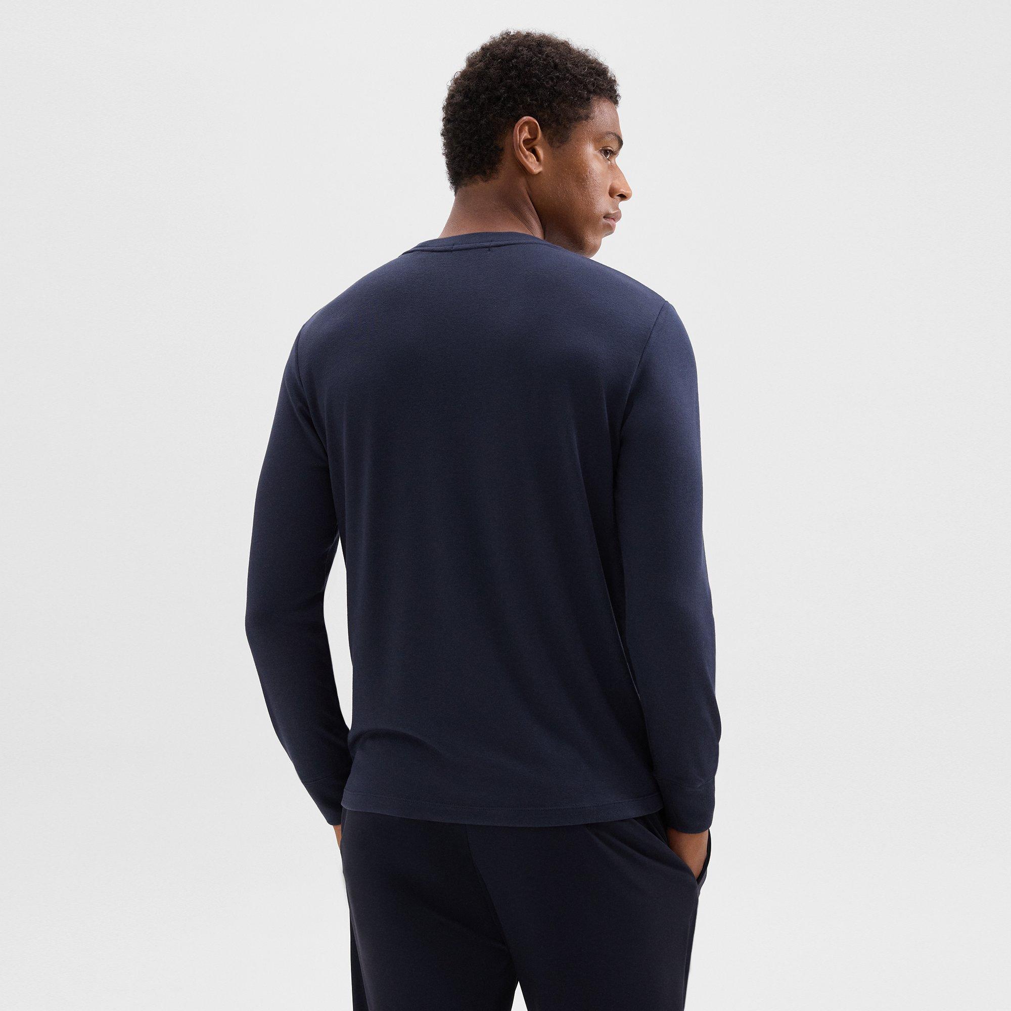 Essential Long-Sleeve Tee in Anemone Modal Jersey