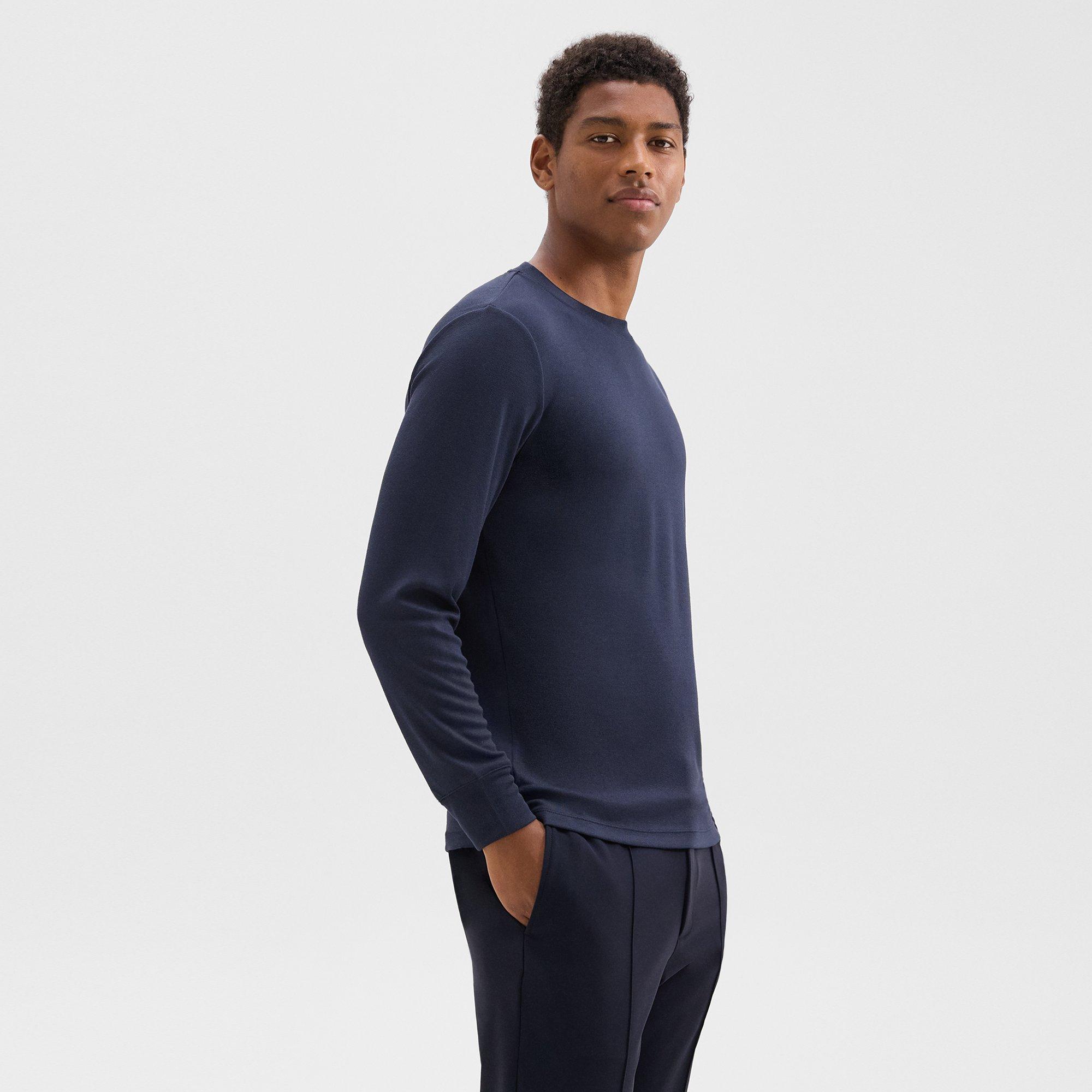 Essential Long-Sleeve Tee in Anemone Modal Jersey