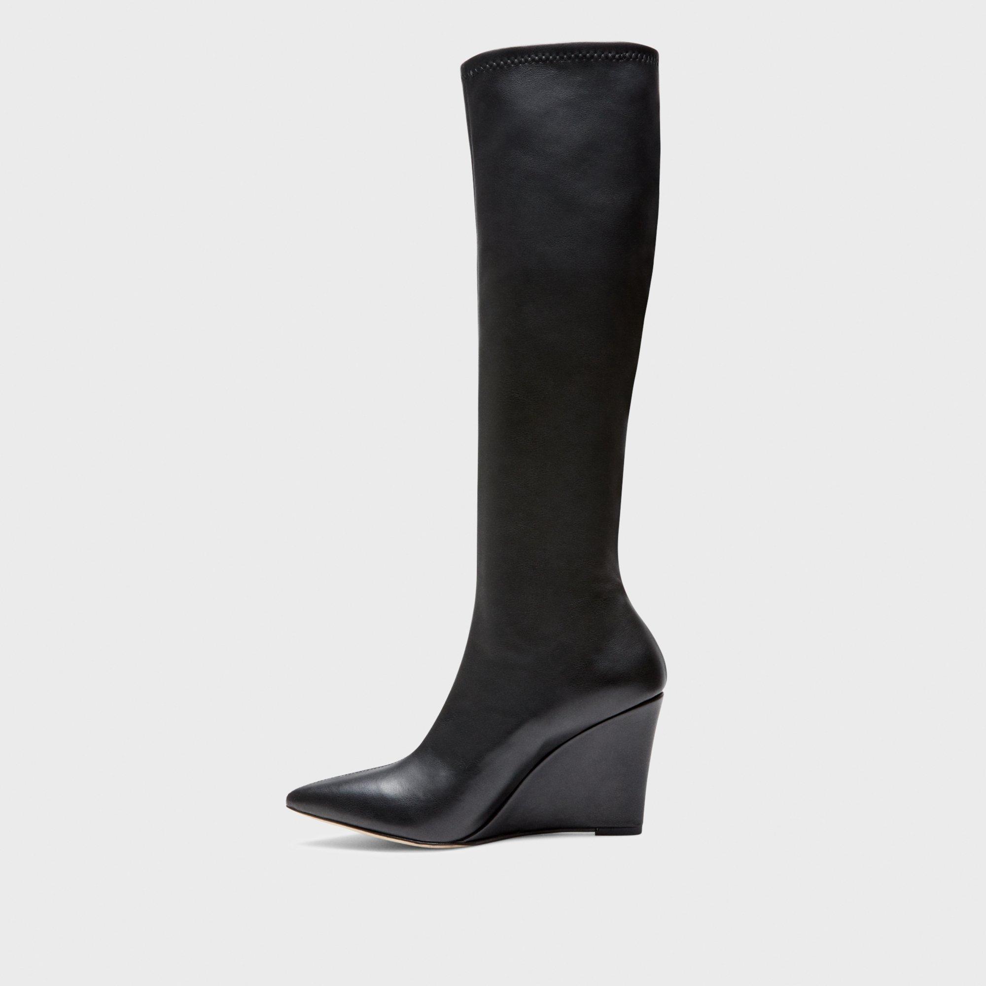 Leah wedge over outlet the knee boot