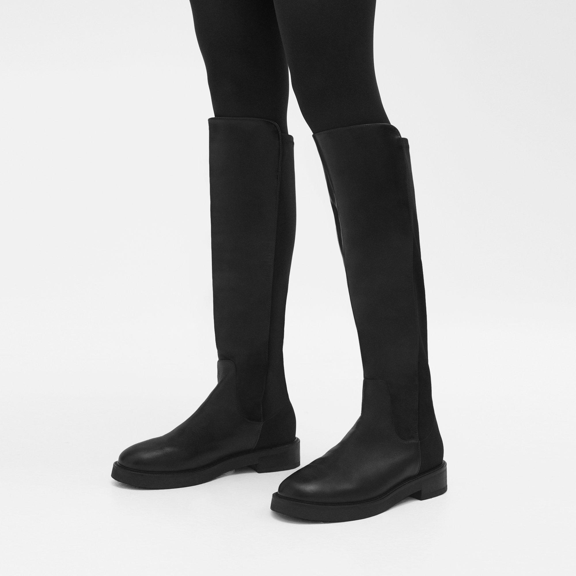 Whitney leather over-the-knee boots