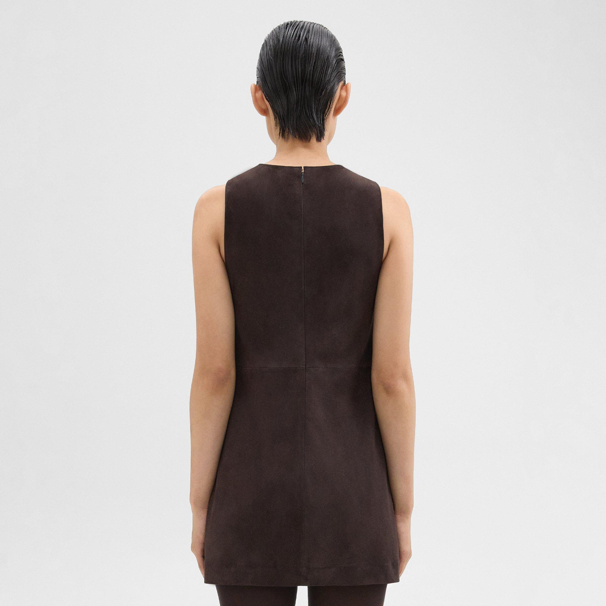 Shift Dress in Suede