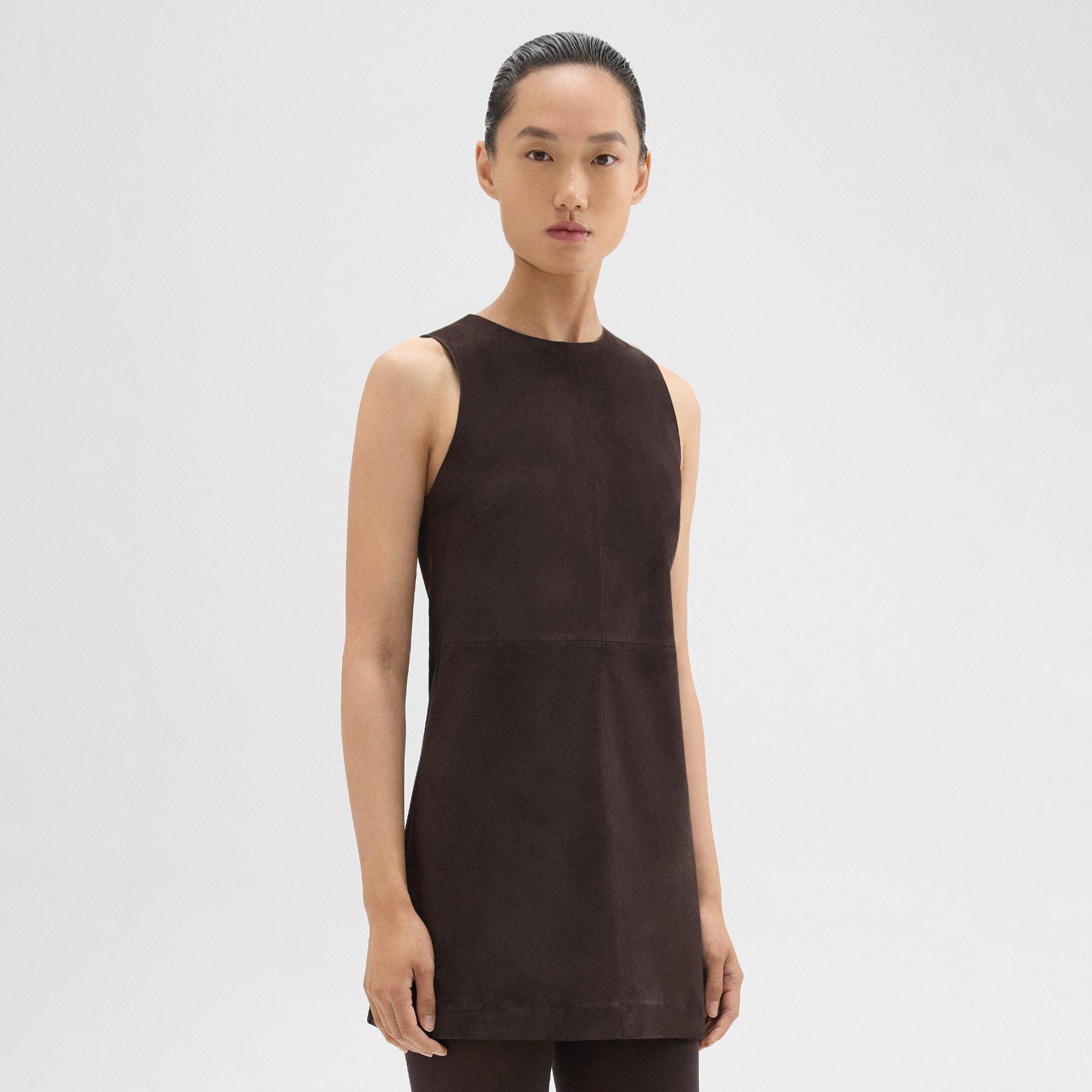 Shift Dress in Suede