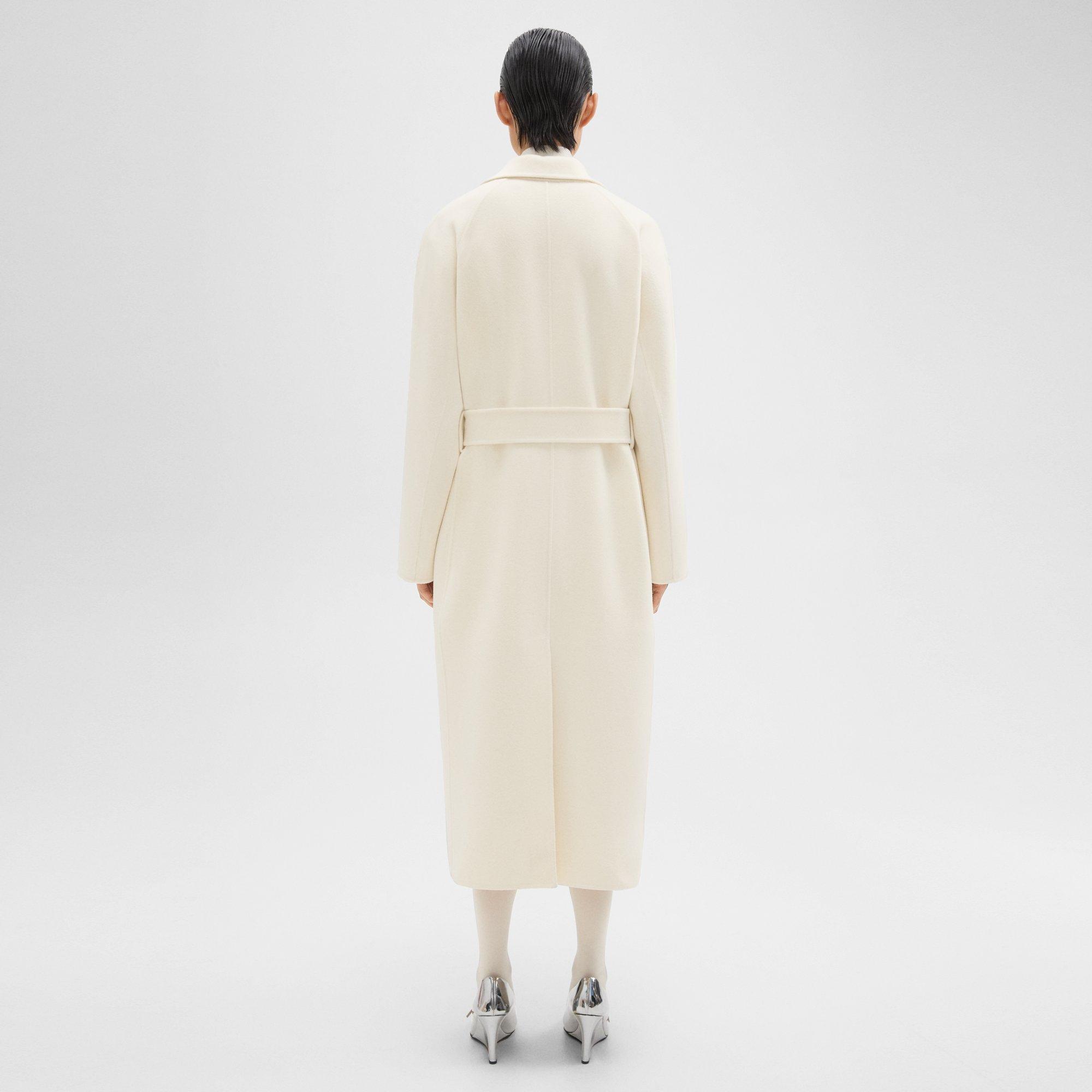 Belted Coat in Double-Face Wool-Cashmere