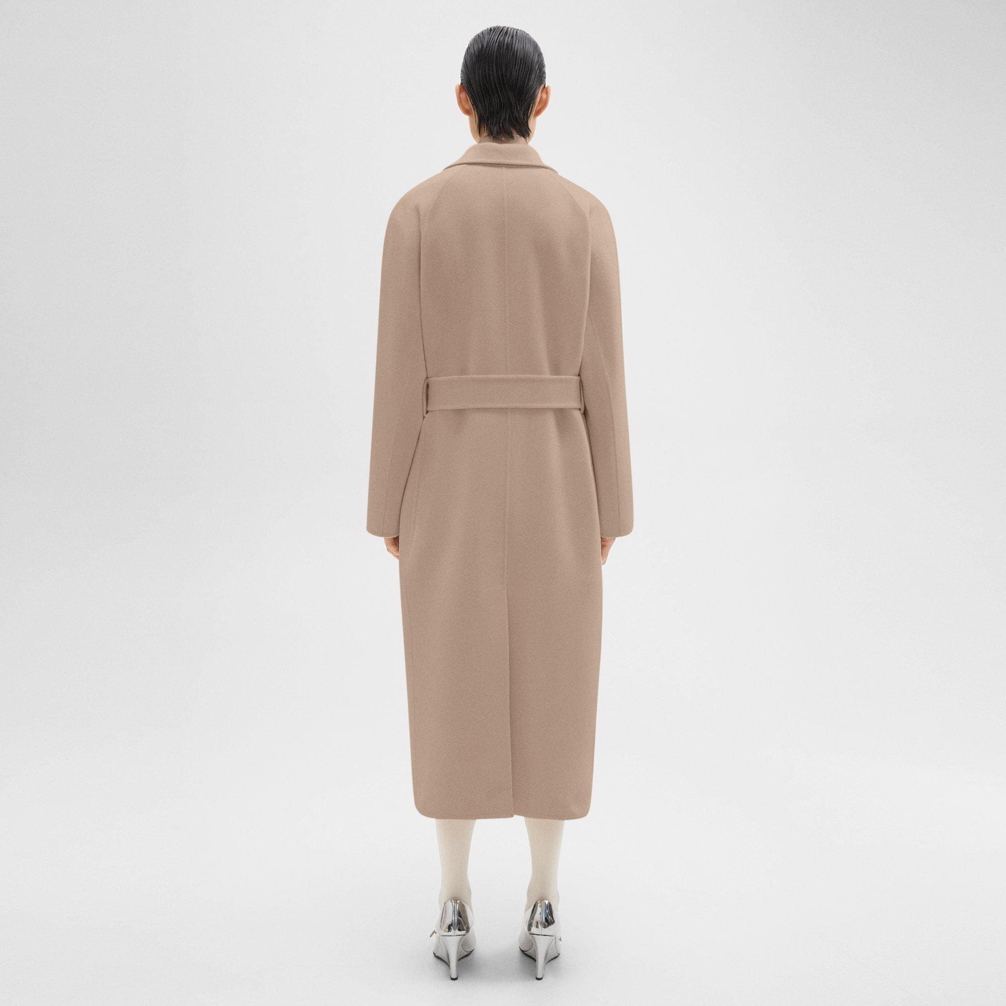 Belted Coat in Double-Face Wool-Cashmere