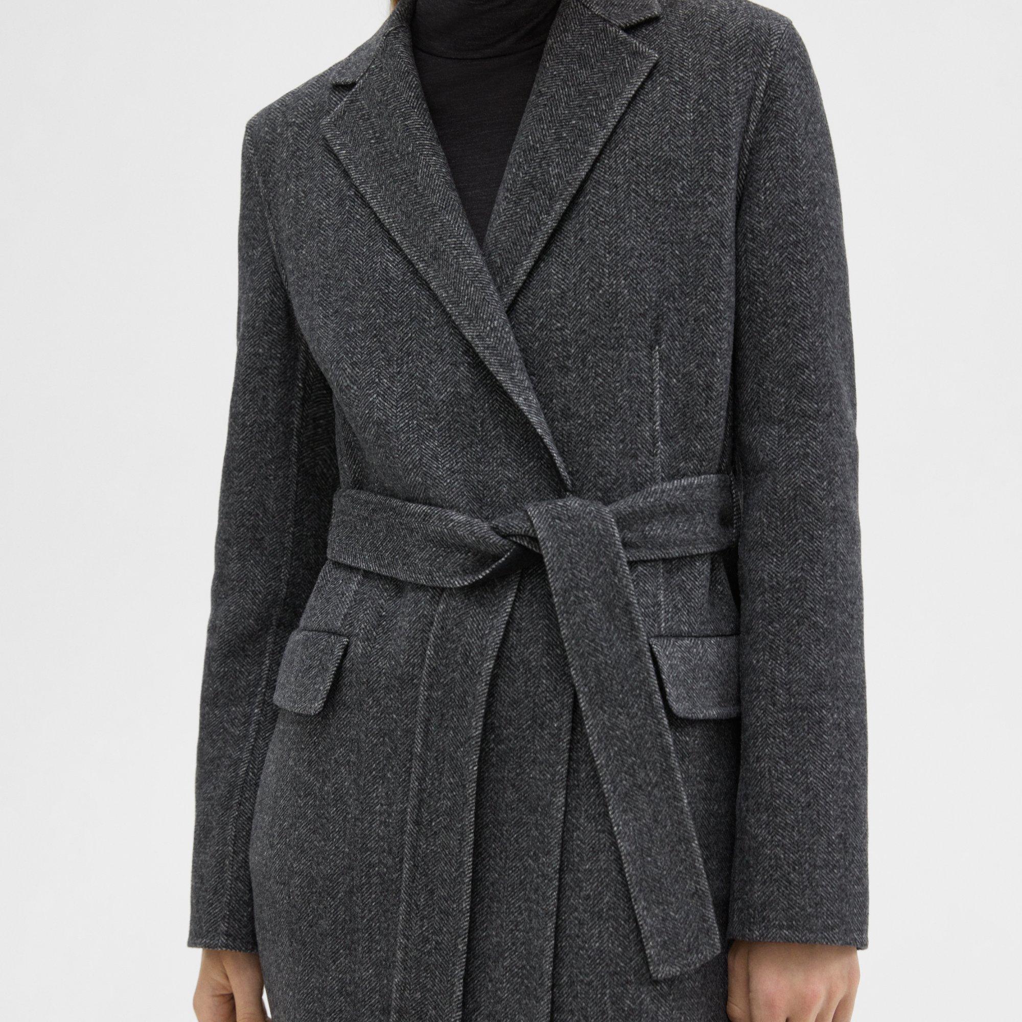 Theory cashmere hotsell wrap coat