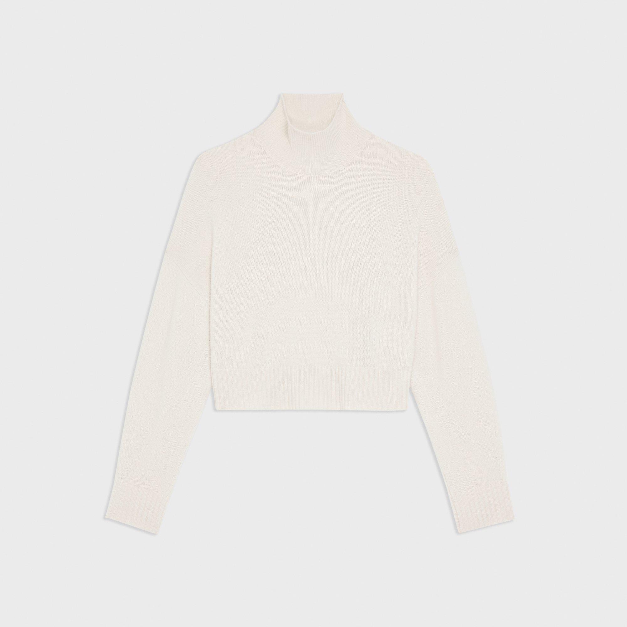 Cropped Turtleneck in Cashmere