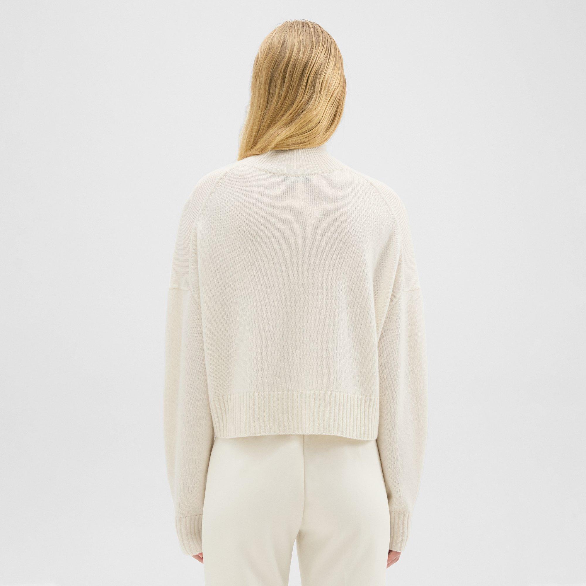 Cropped Turtleneck in Cashmere