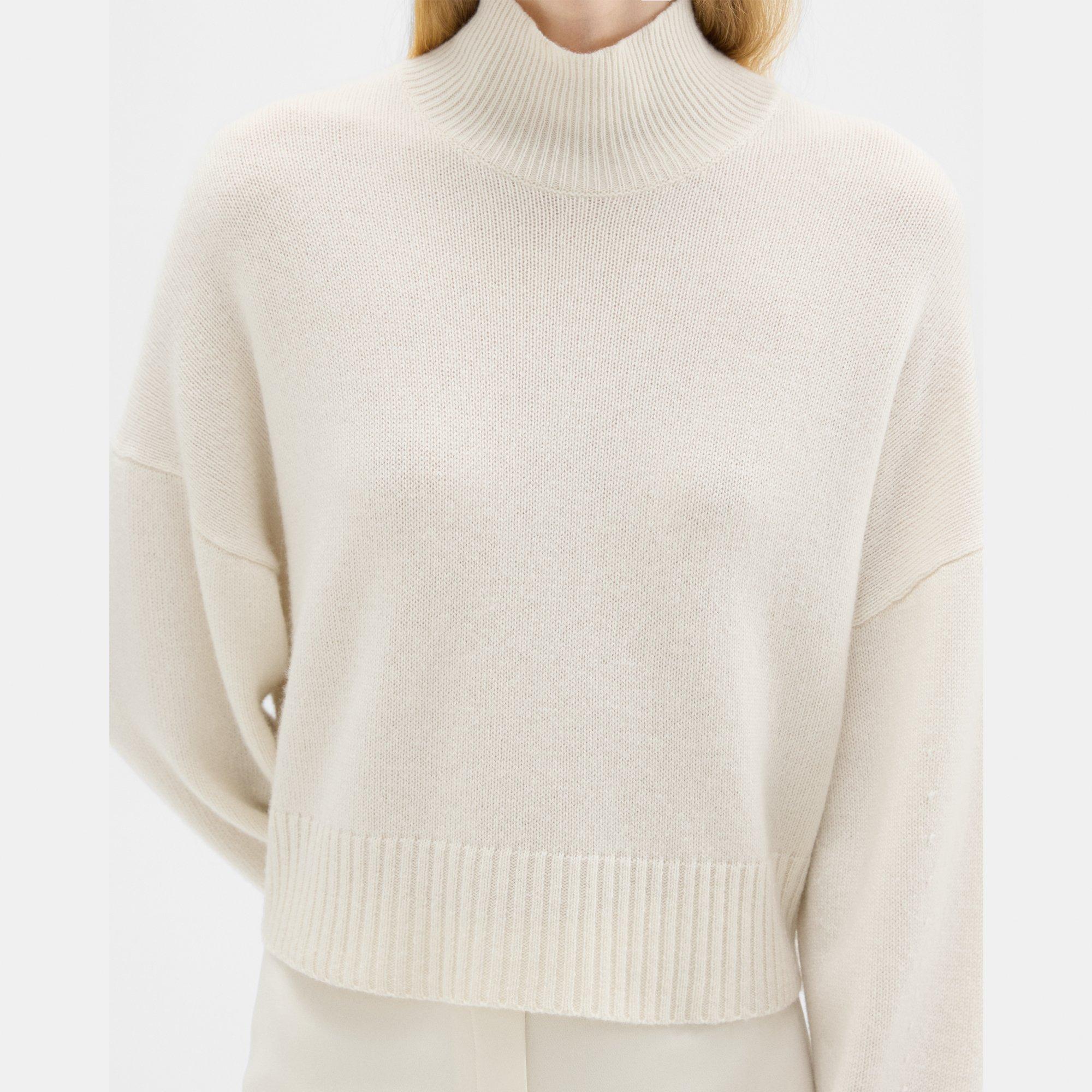 Cropped Turtleneck in Cashmere