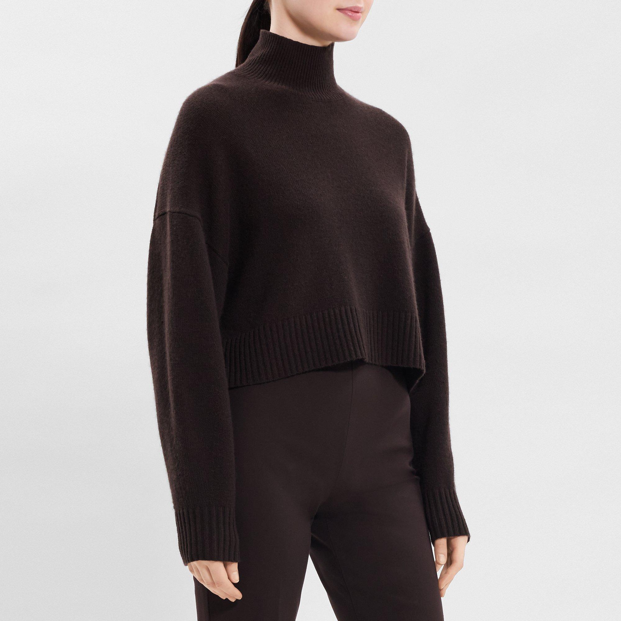 Cropped Turtleneck in Cashmere