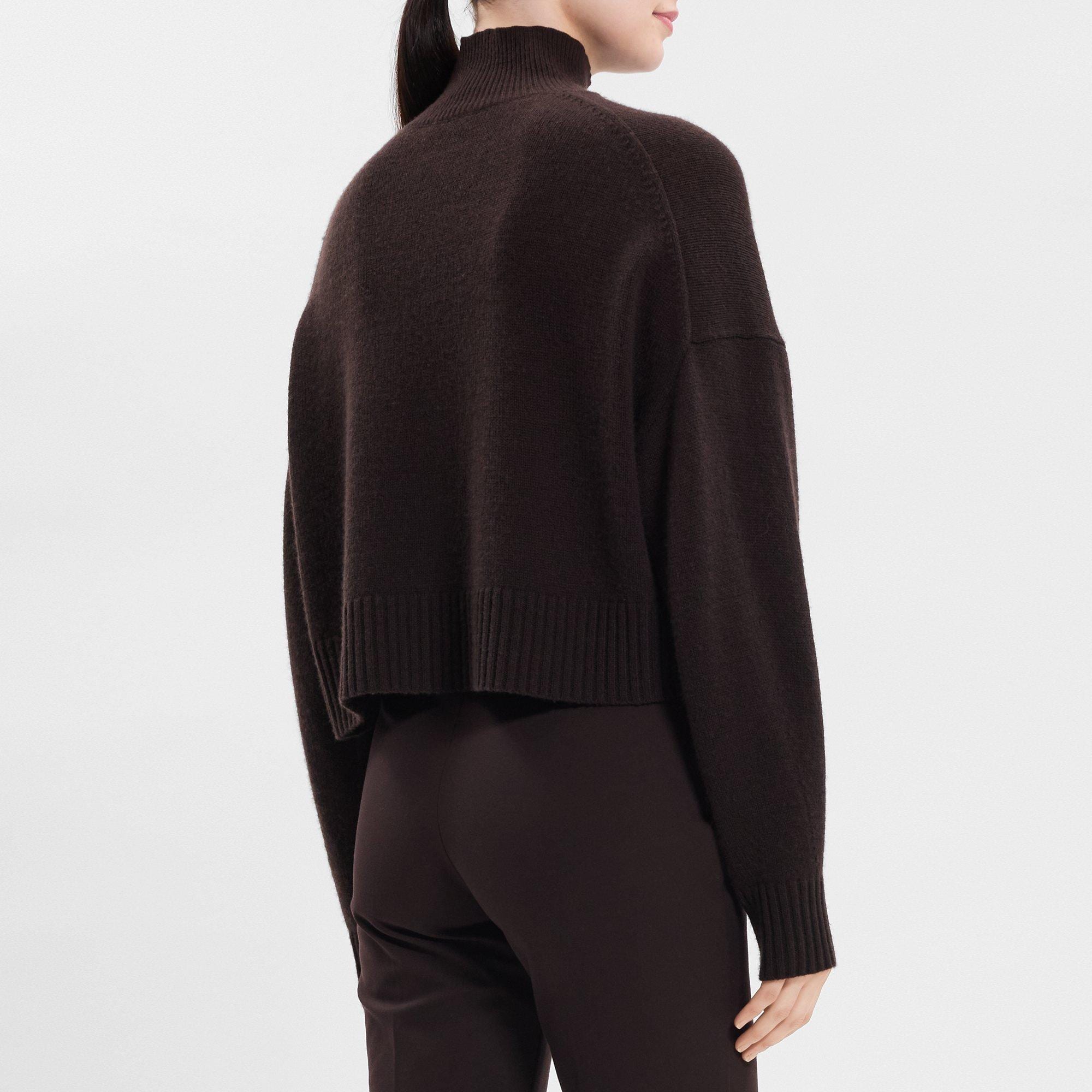 Cropped Turtleneck in Cashmere