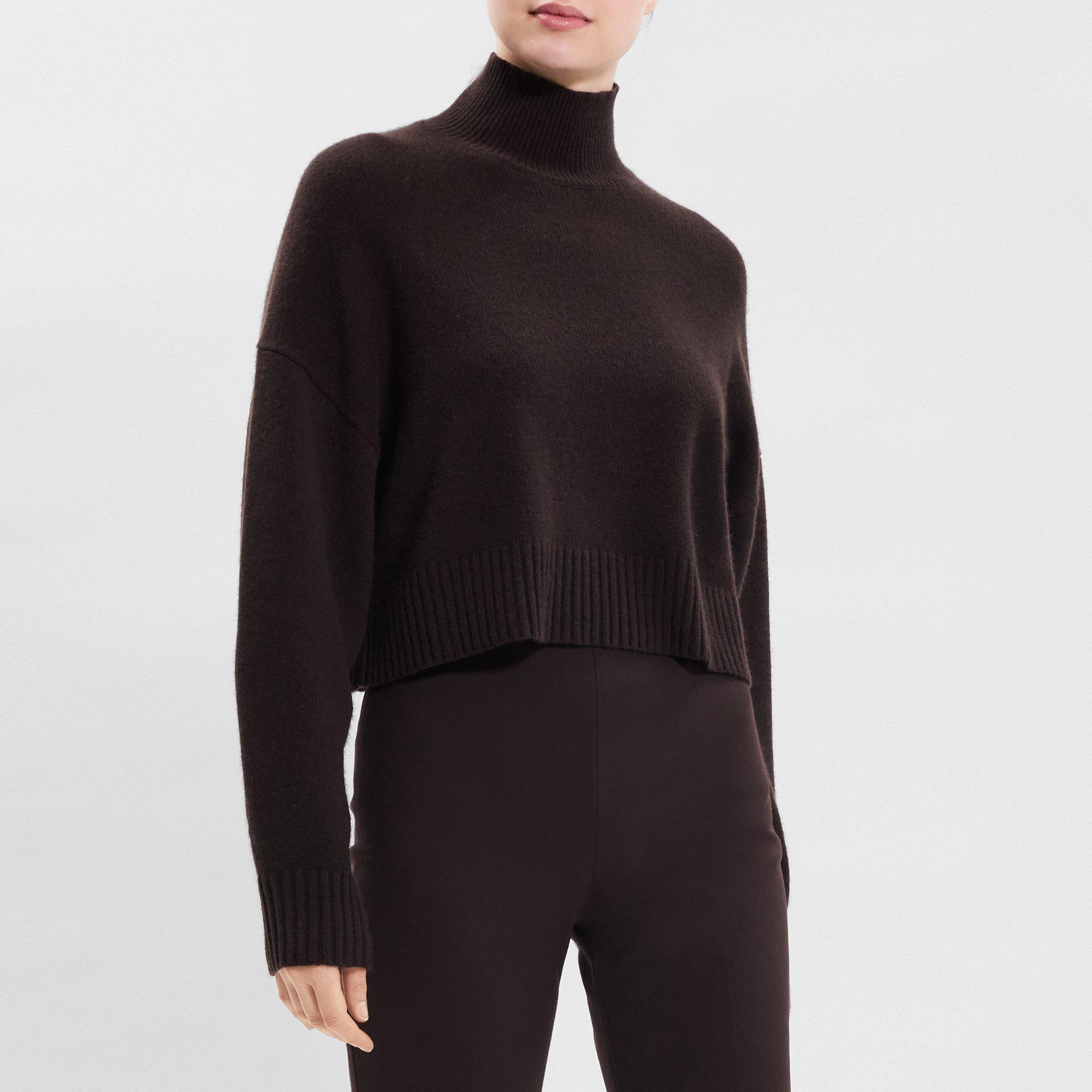 Cropped Turtleneck in Cashmere