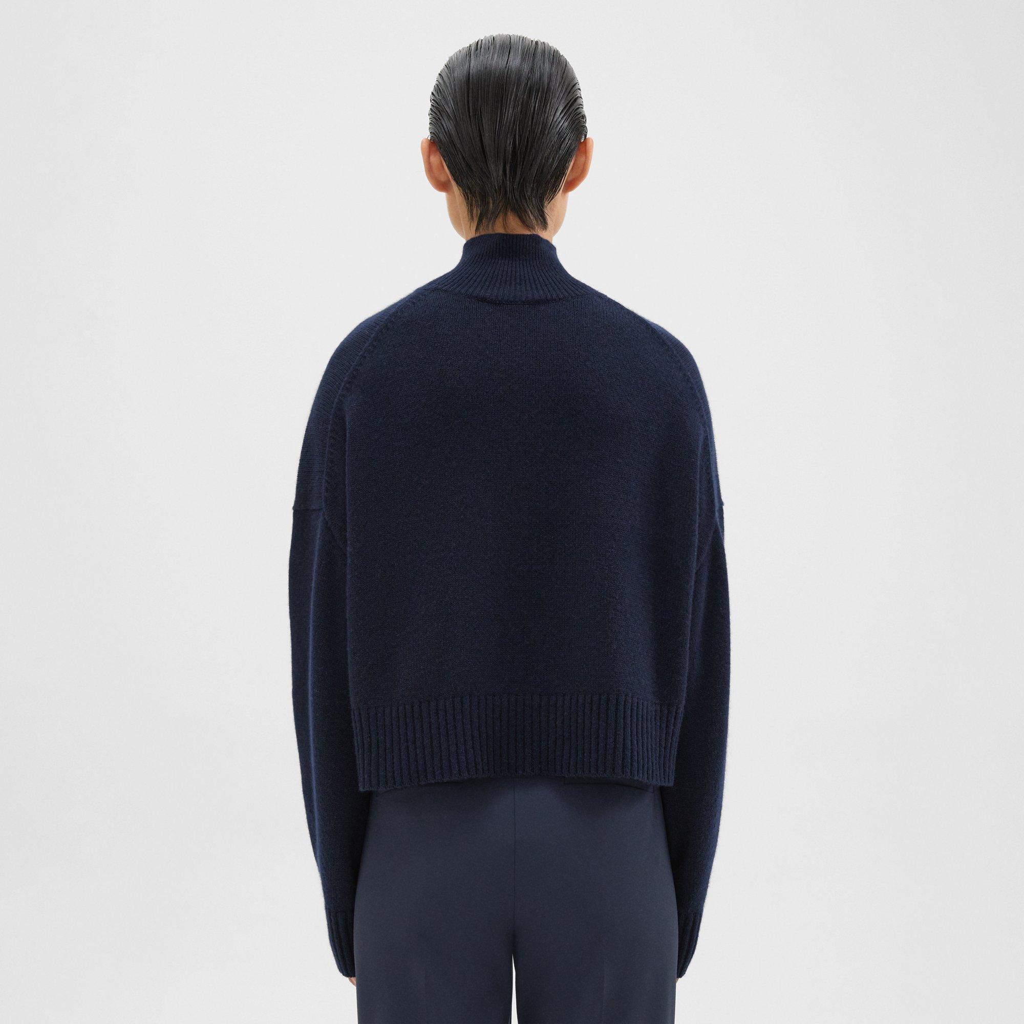 Cropped Turtleneck in Cashmere