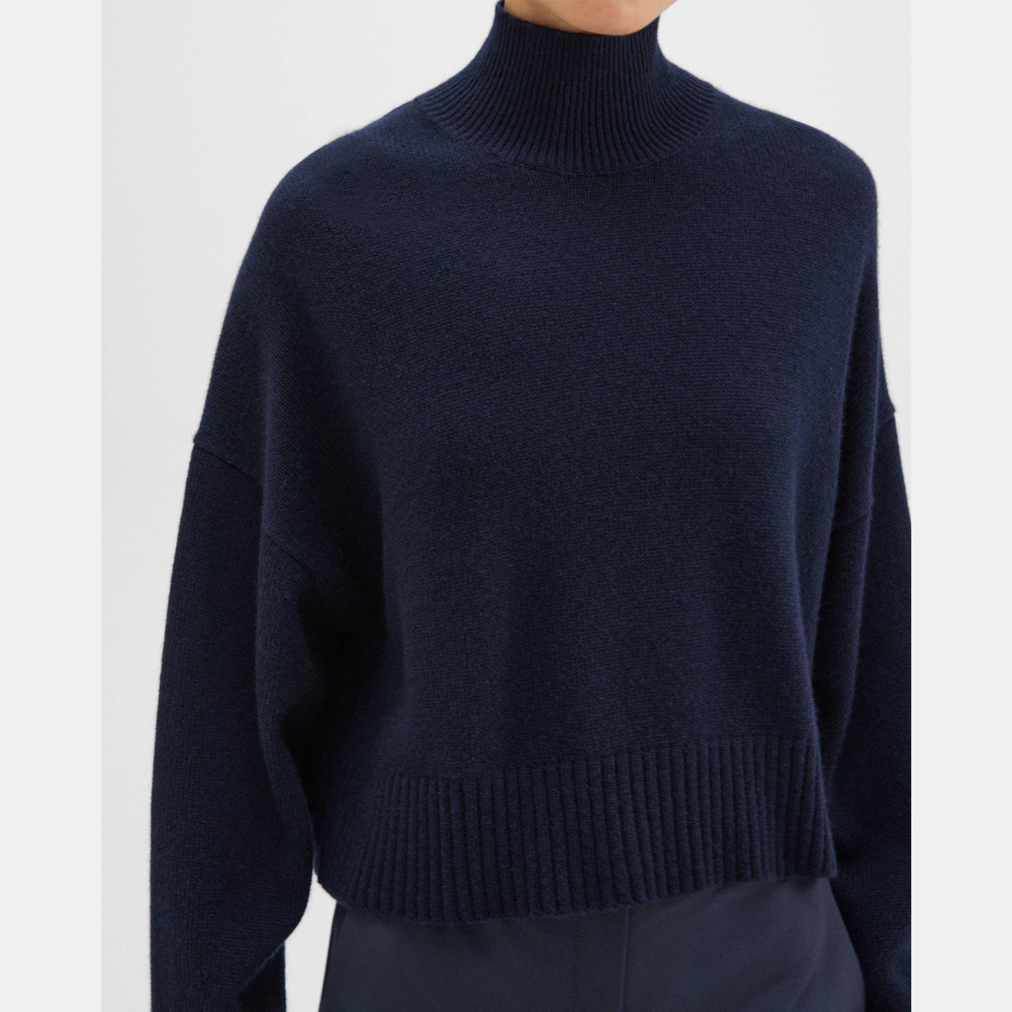 Cropped Turtleneck in Cashmere