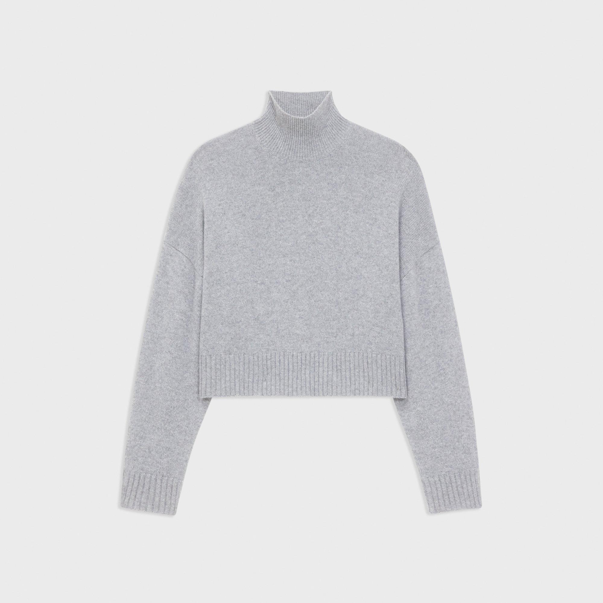 Cropped Turtleneck in Cashmere