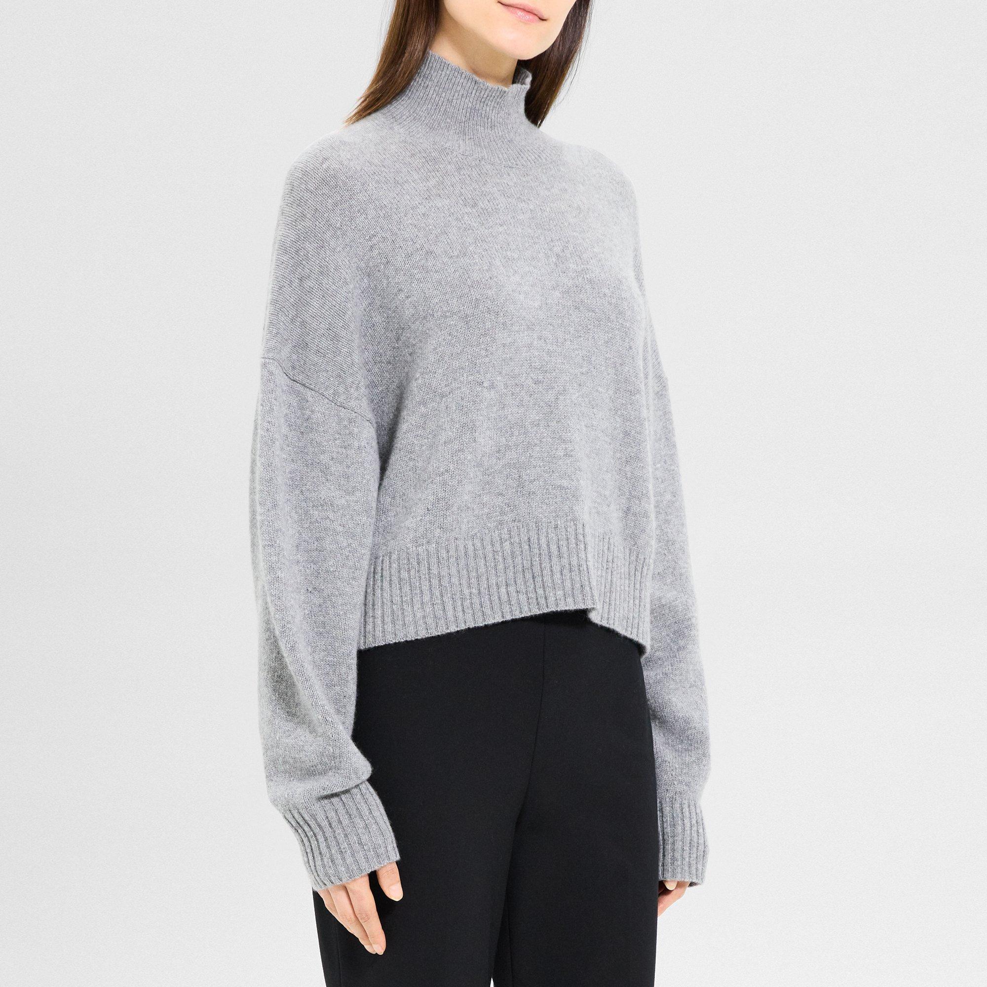 Cropped Turtleneck in Cashmere