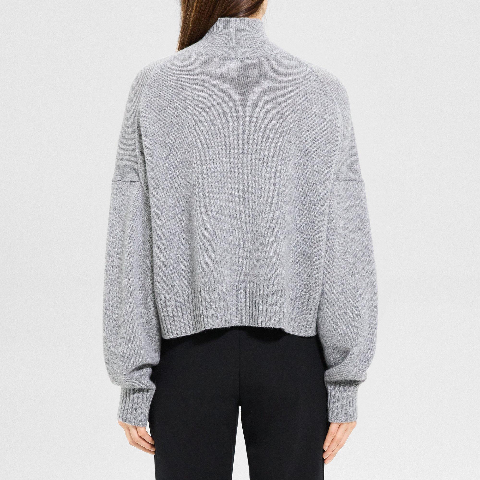Cropped Turtleneck in Cashmere