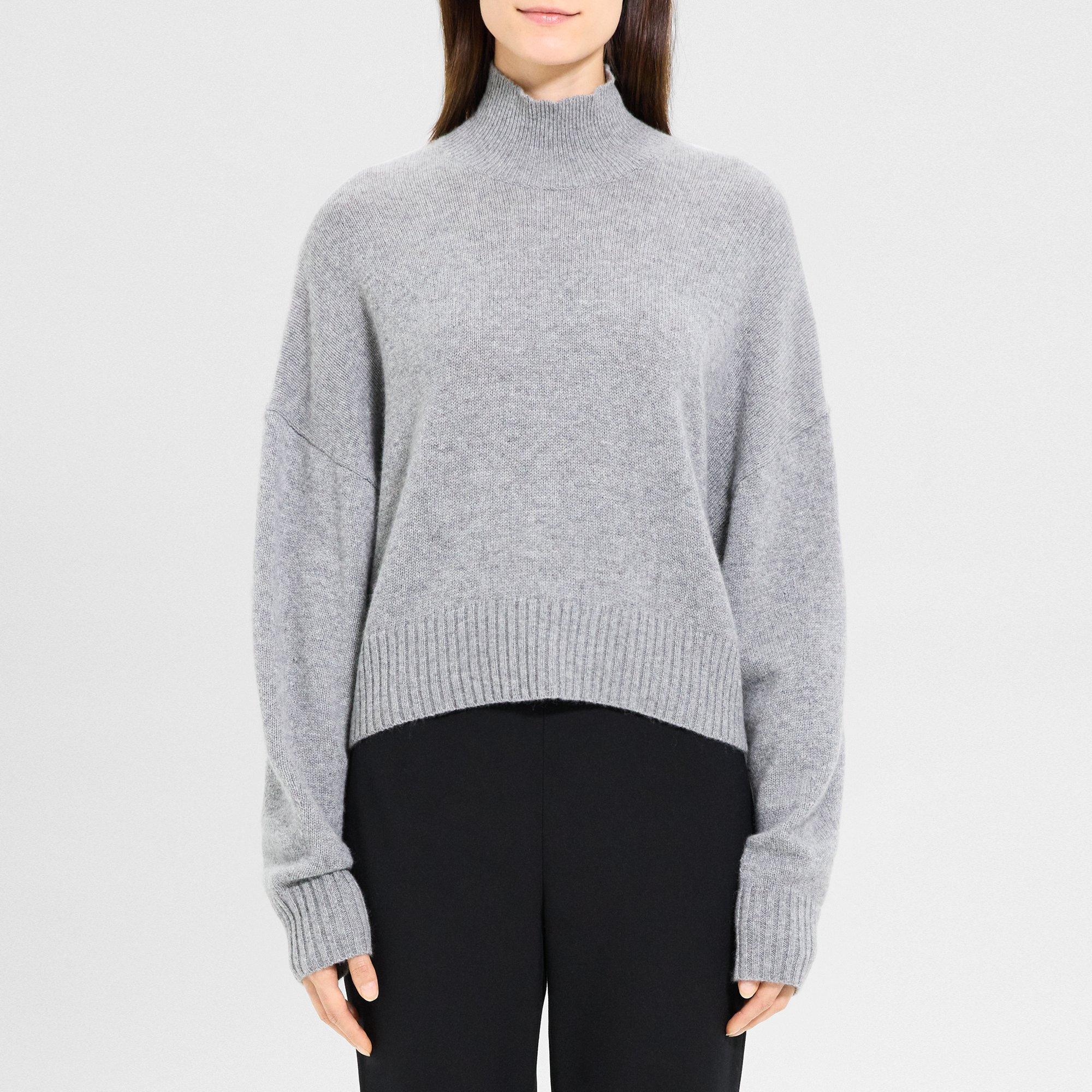 Cropped Turtleneck in Cashmere