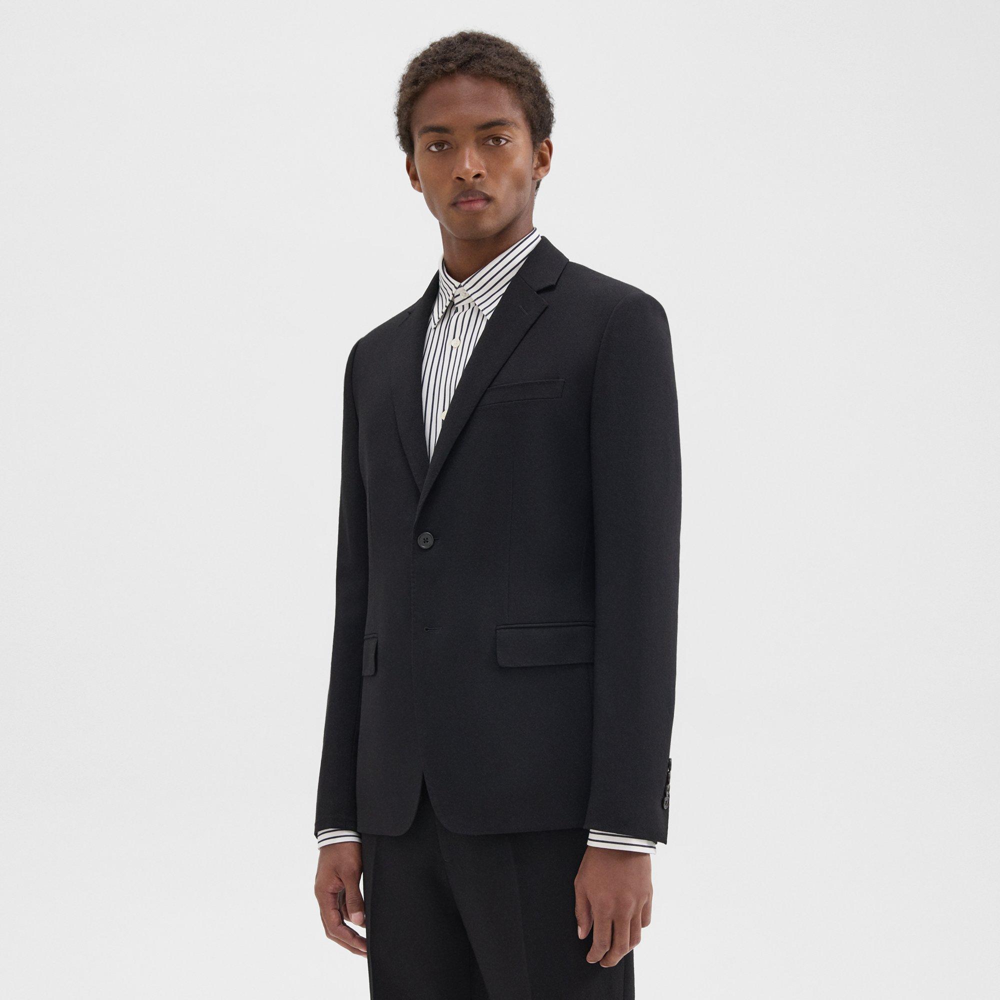 Morton Slim Blazer in Wool Canvas