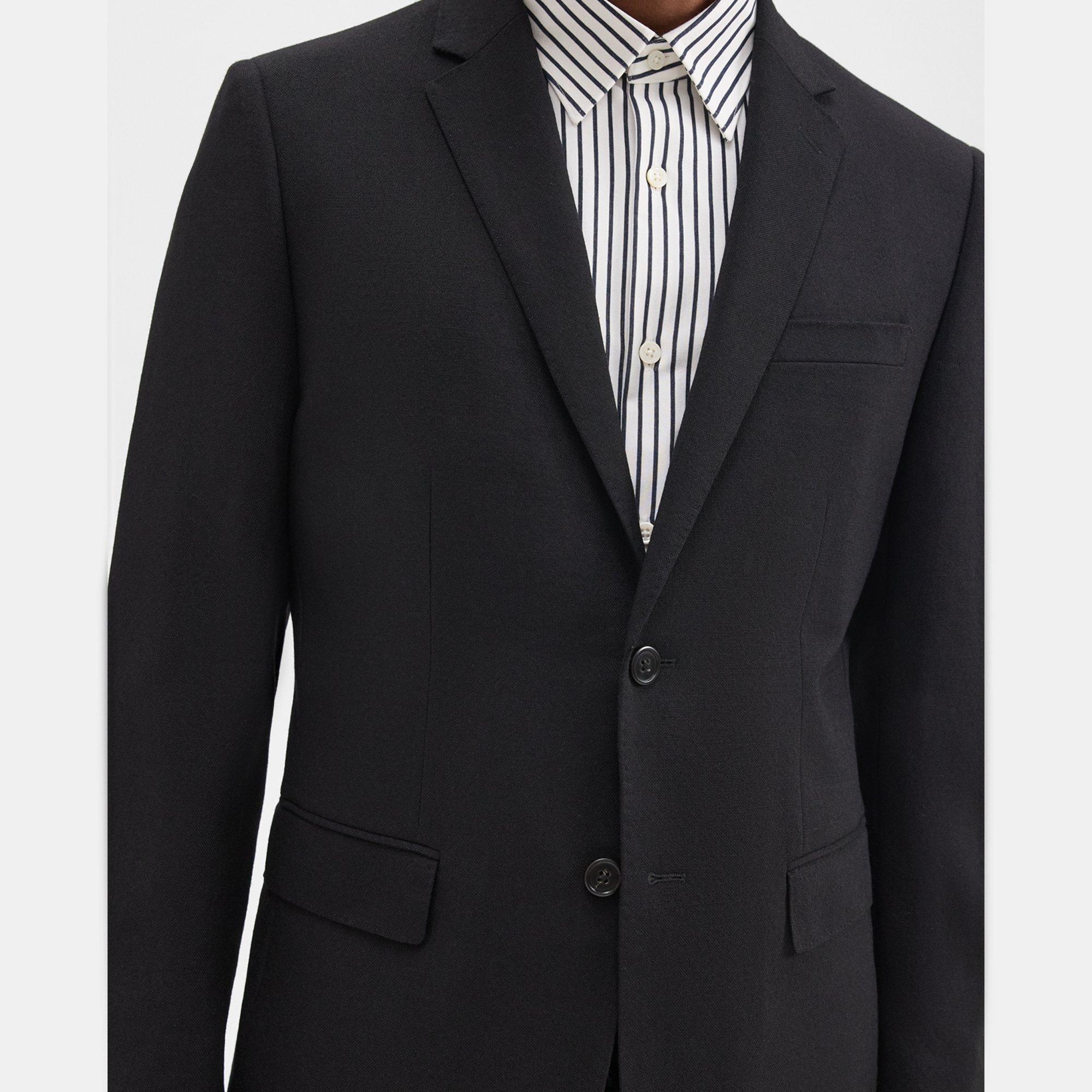 Morton Slim Blazer in Wool Canvas