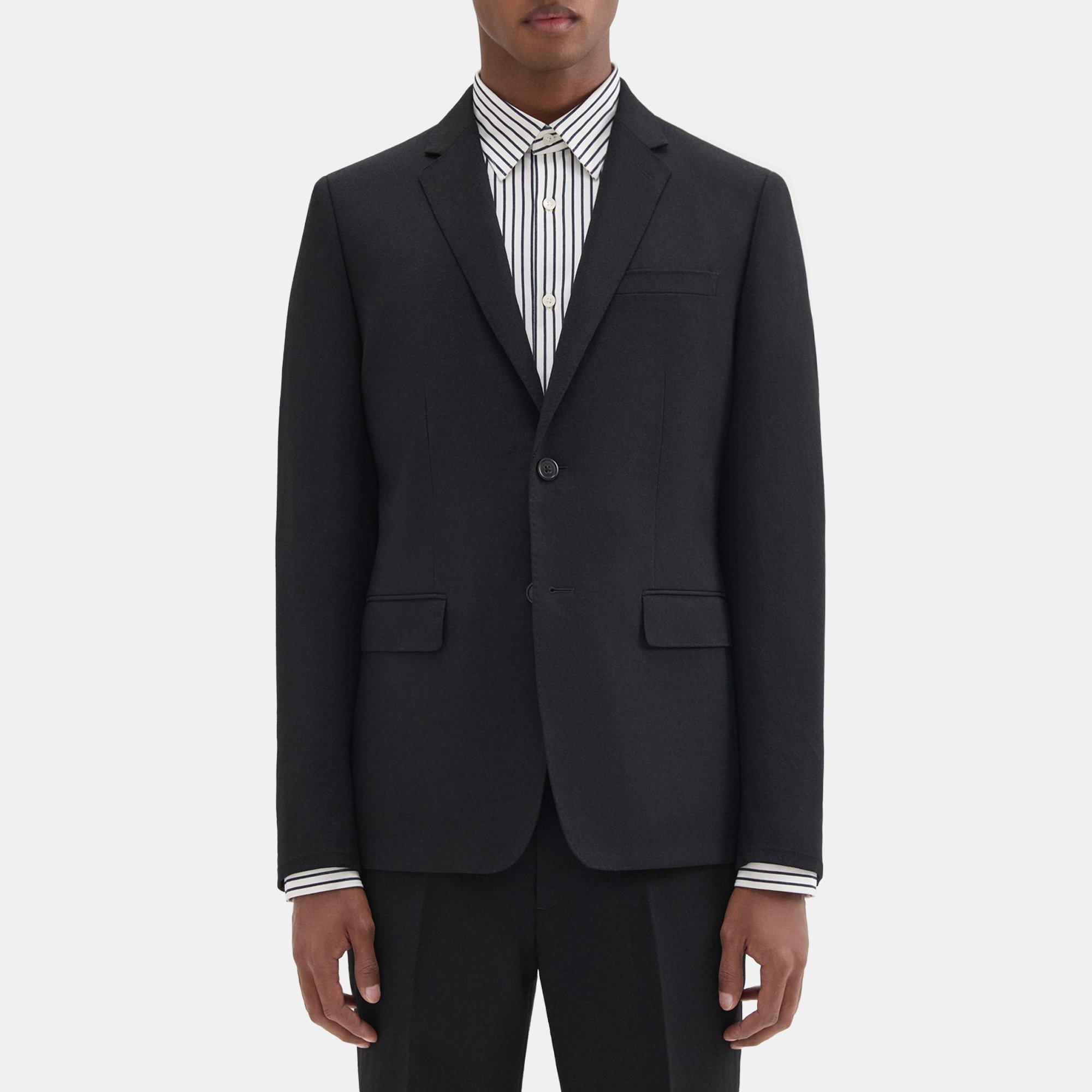 Morton Slim Blazer in Wool Canvas