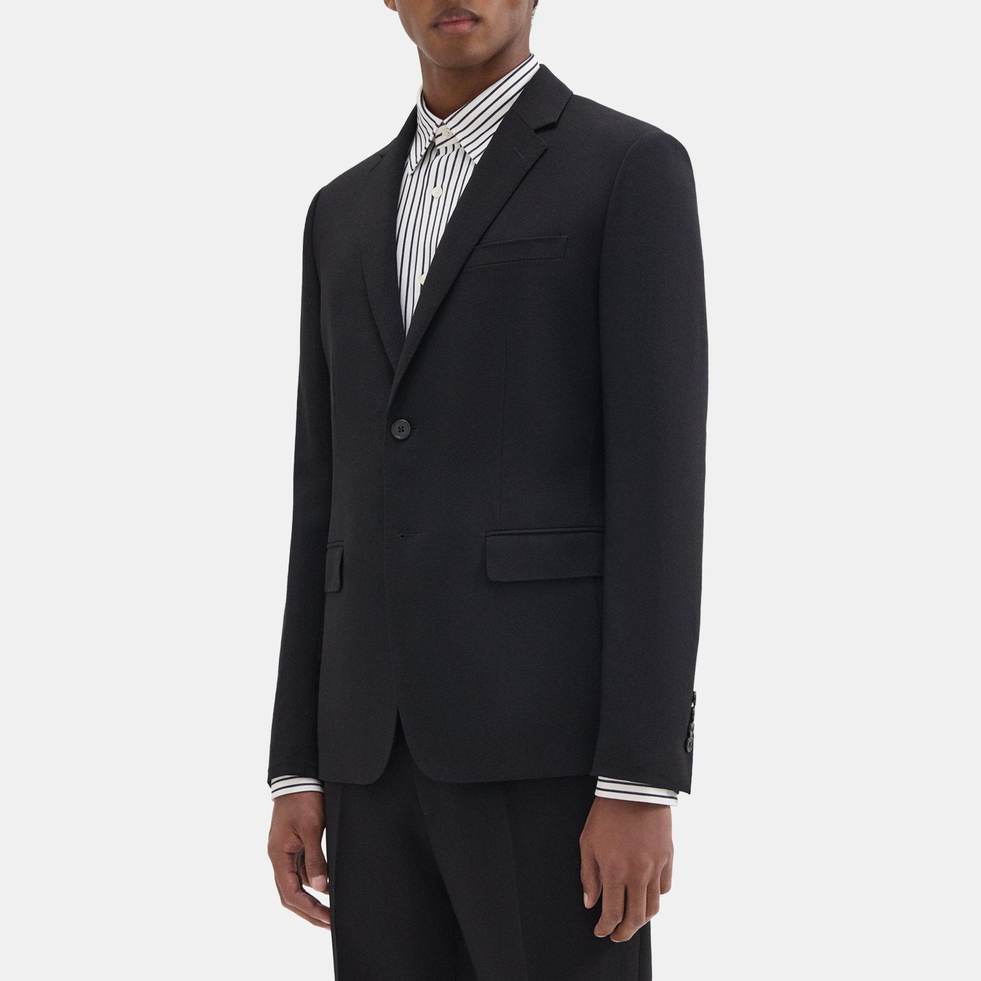Morton Slim Blazer in Wool Canvas