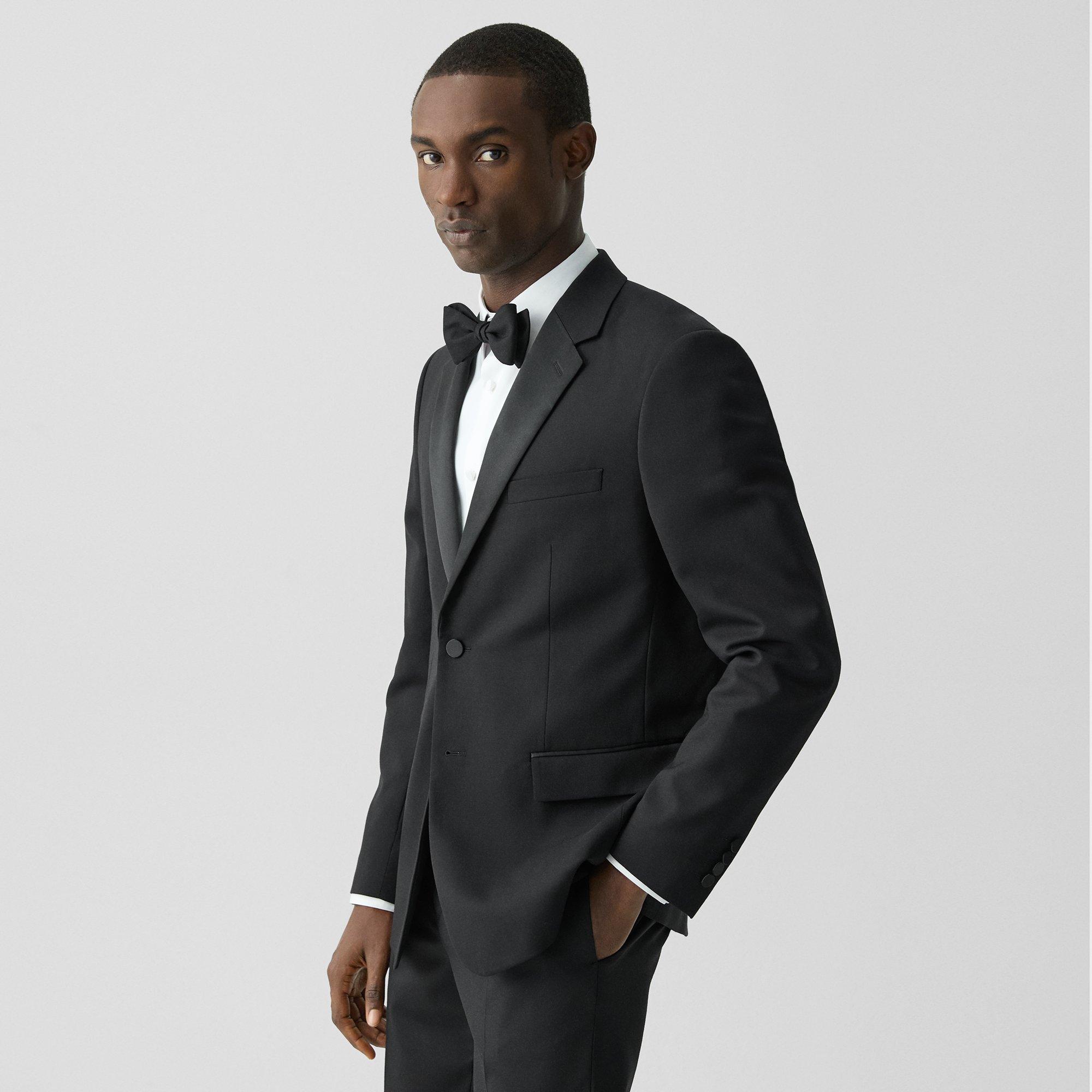 띠어리 Theory Chambers Tuxedo Blazer in Stretch Wool,BLACK