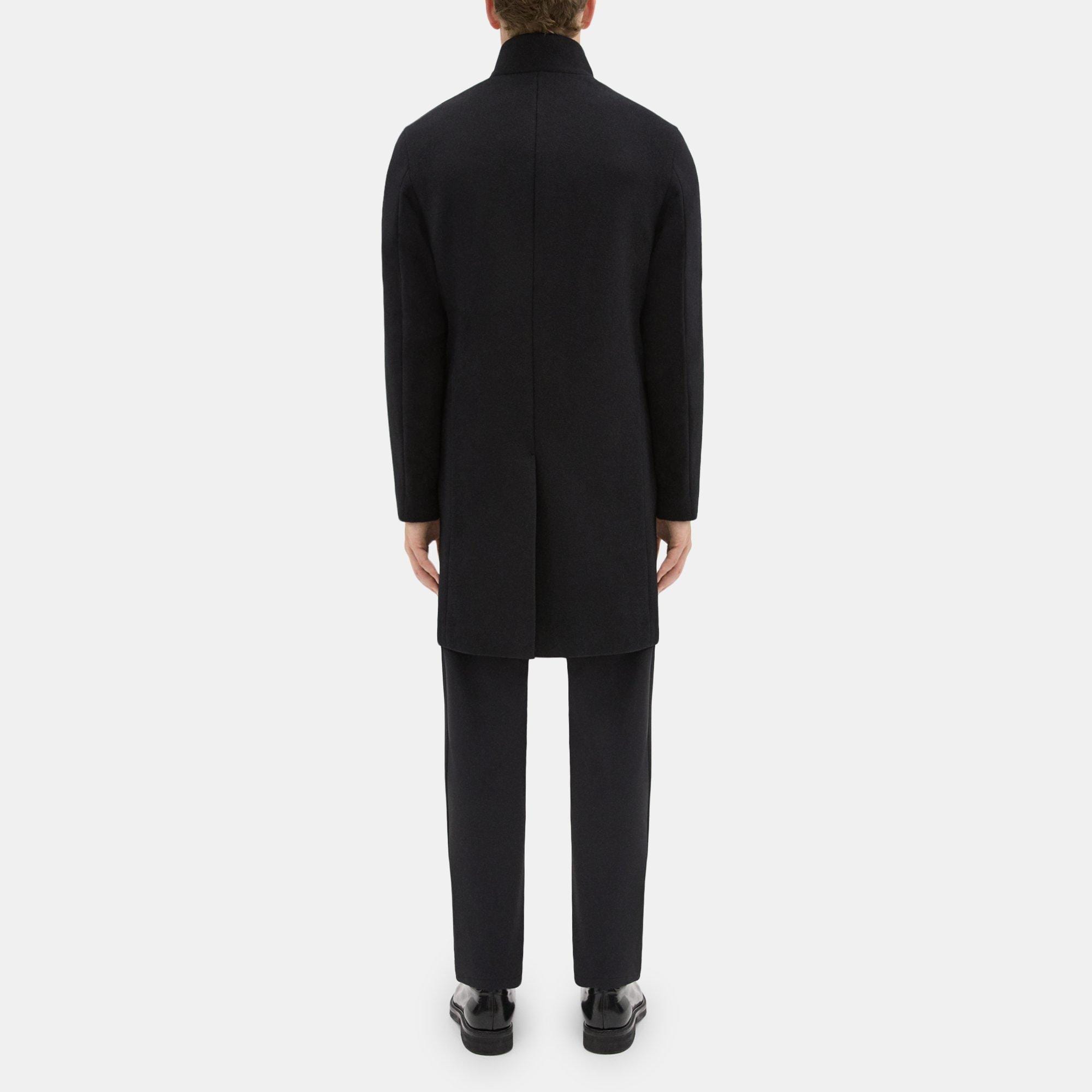 Belvin Coat in Recycled Wool-Blend Melton