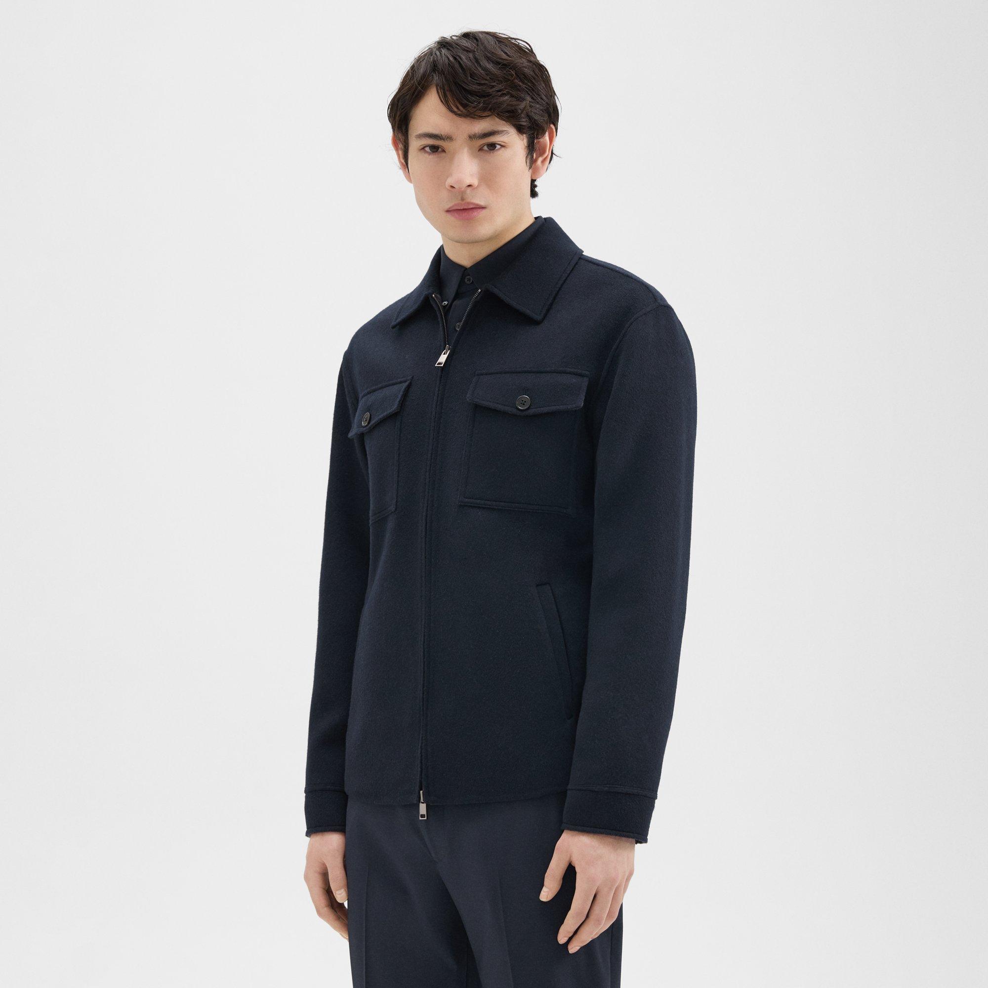 Vena Shirt Jacket in Double-Face Wool-Cashmere