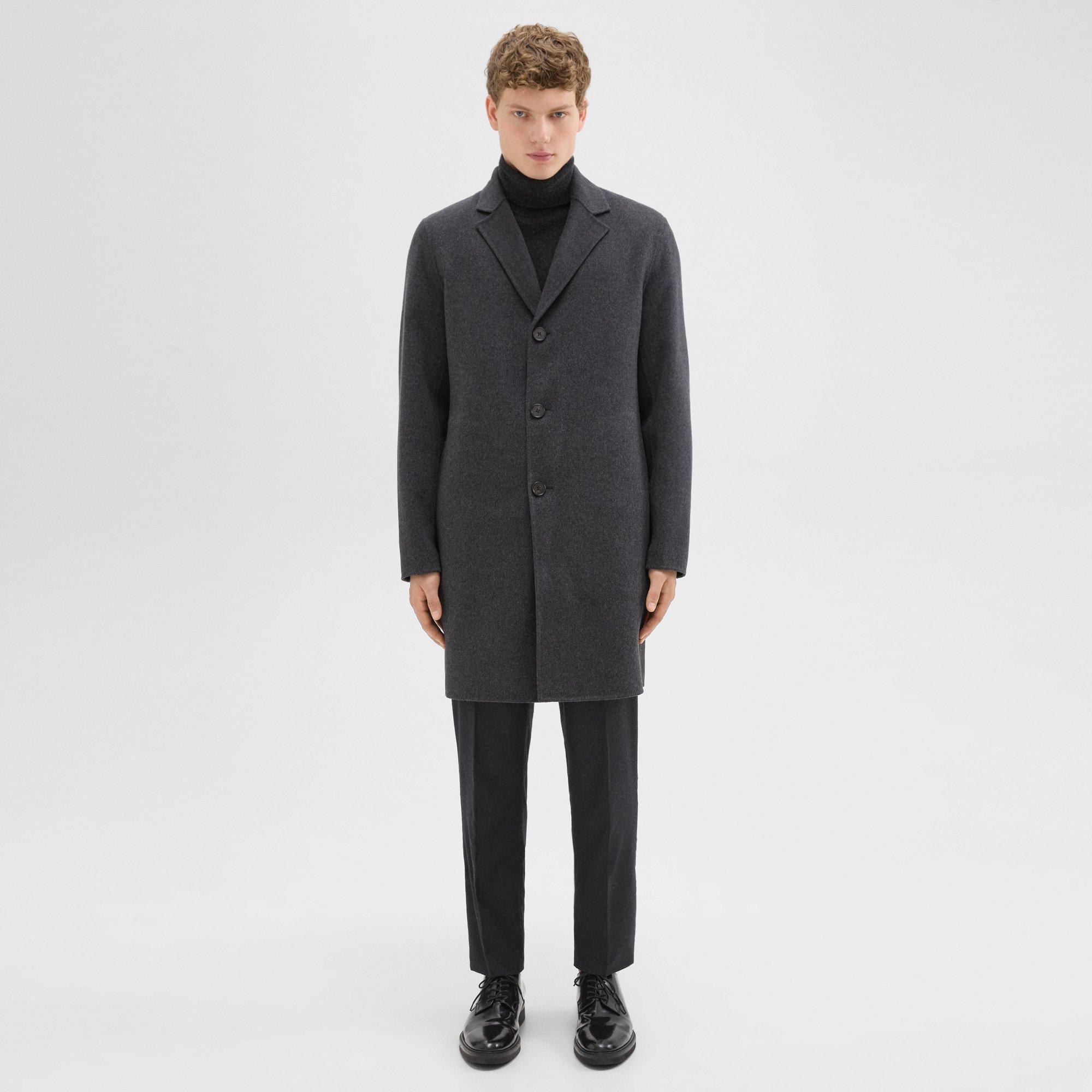 Theory Almec Coat in Double-Face Wool-Cashmere
