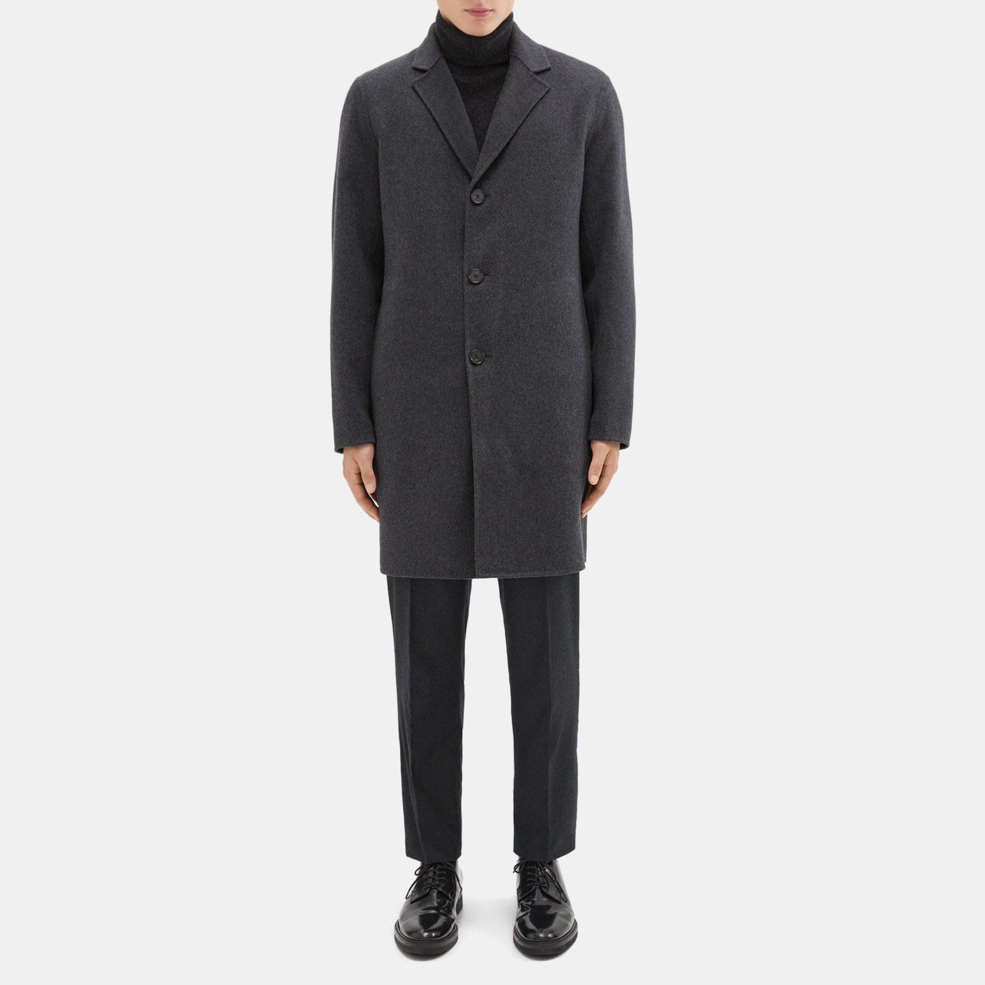 Theory Almec Coat in Double-Face Wool-Cashmere