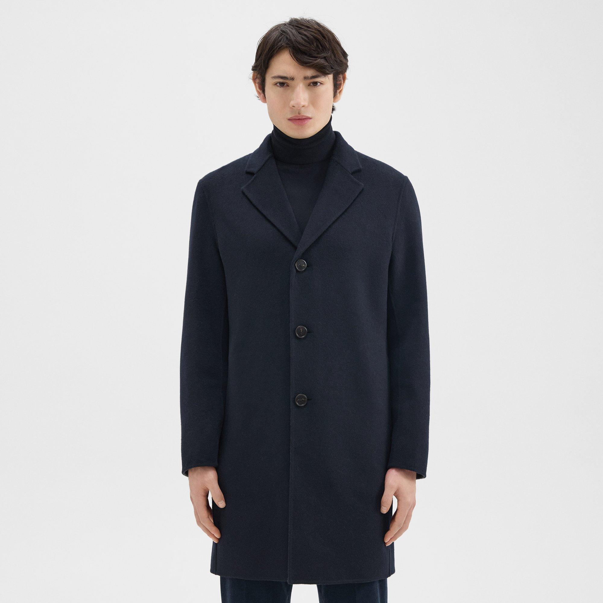 Theory Almec Coat in Double-Face Wool-Cashmere