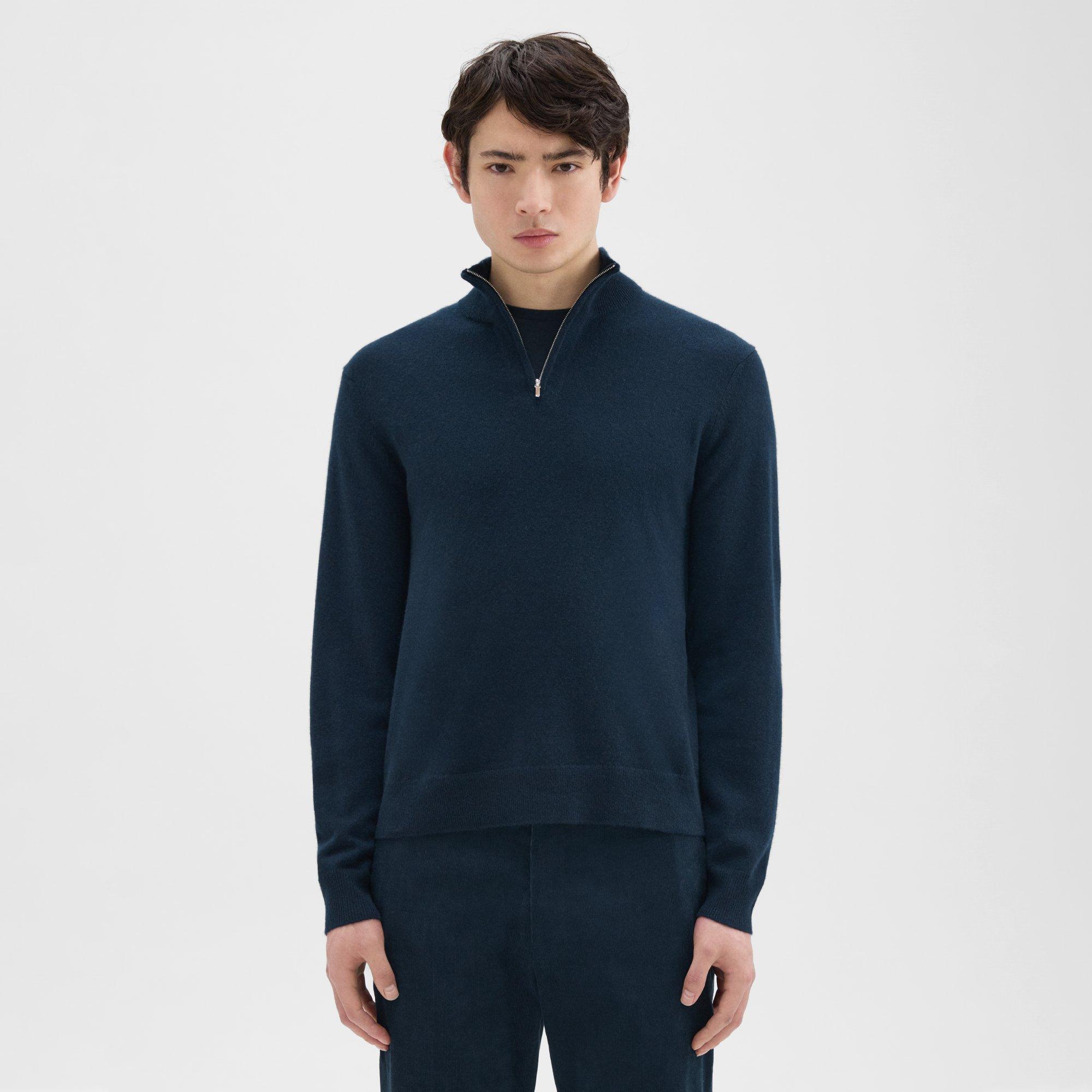 Marco Cashmere Quarter Zip Sweater