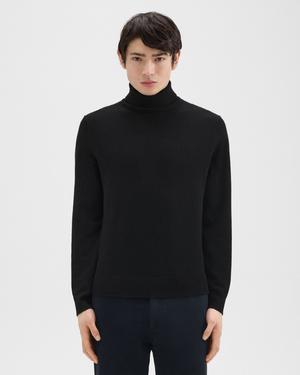 띠어리 Theory Hilles Turtleneck Sweater in Cashmere,BLACK