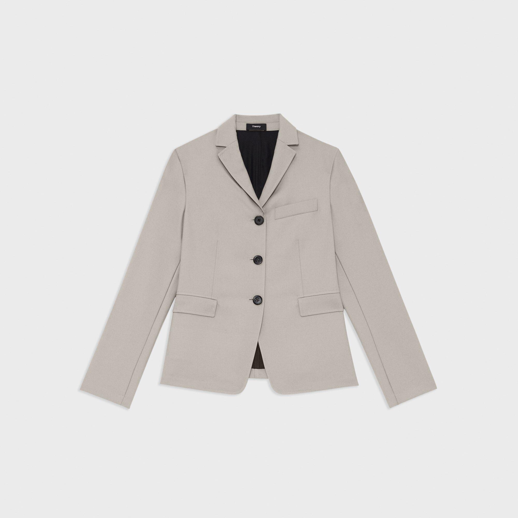 Virgin Wool Slim Fit Blazer