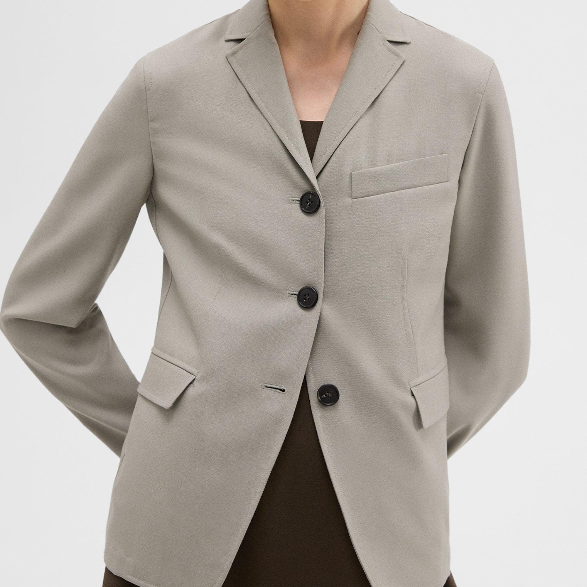 Virgin wool blazer