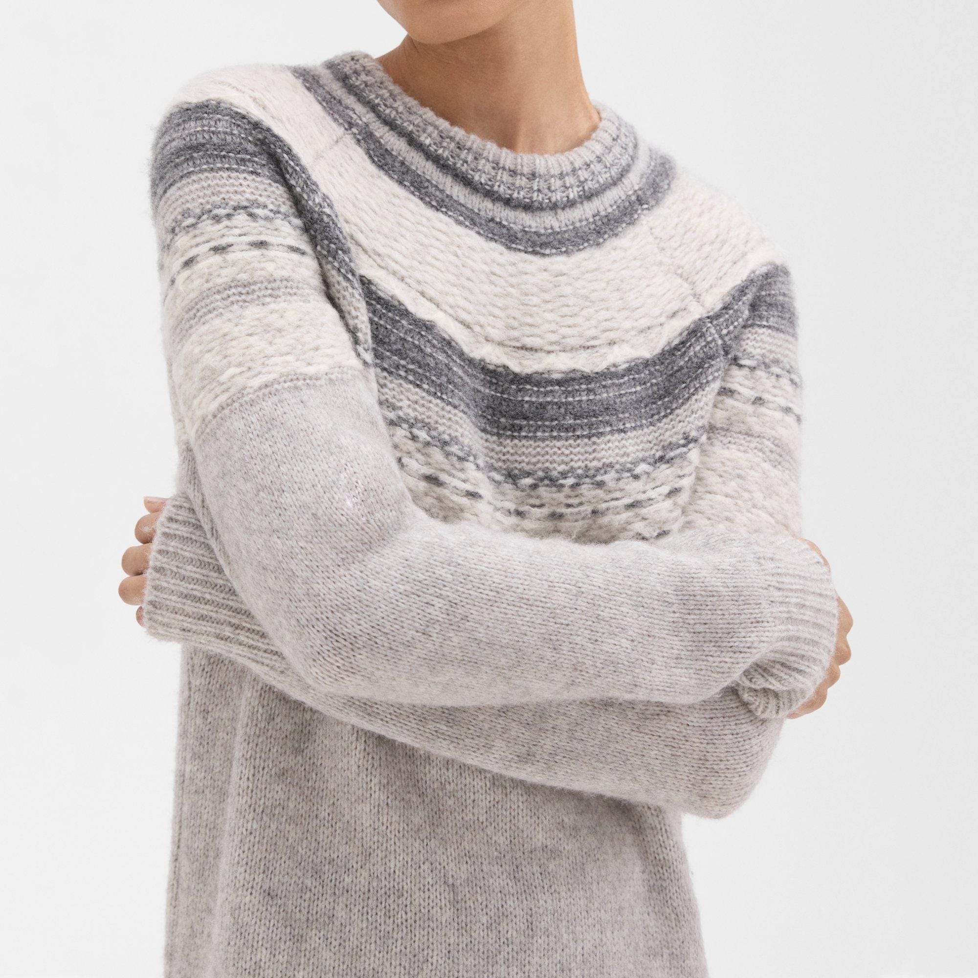 Fair Isle Sweater in Wool-Blend