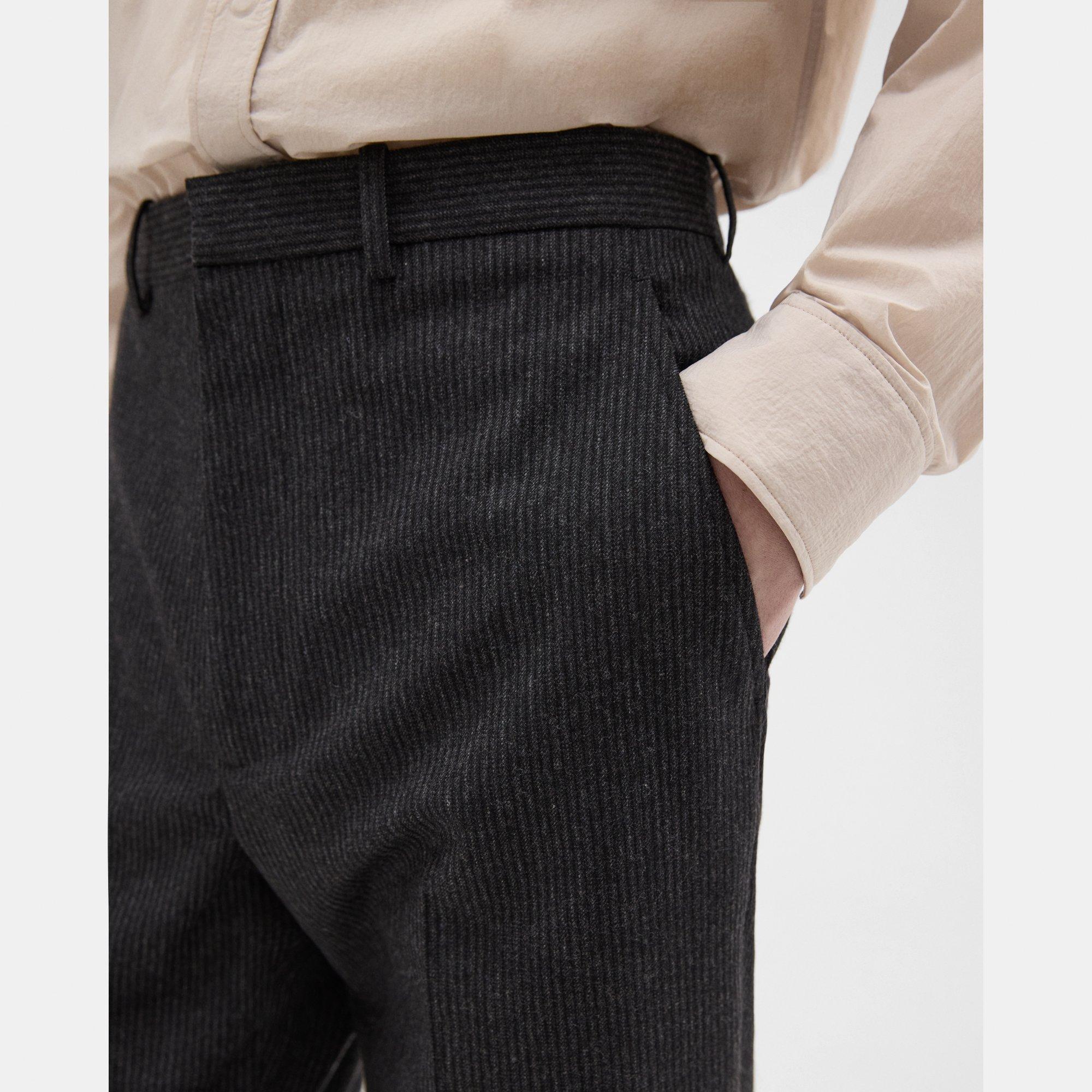 Tapered Pinstripe Flannel Pant