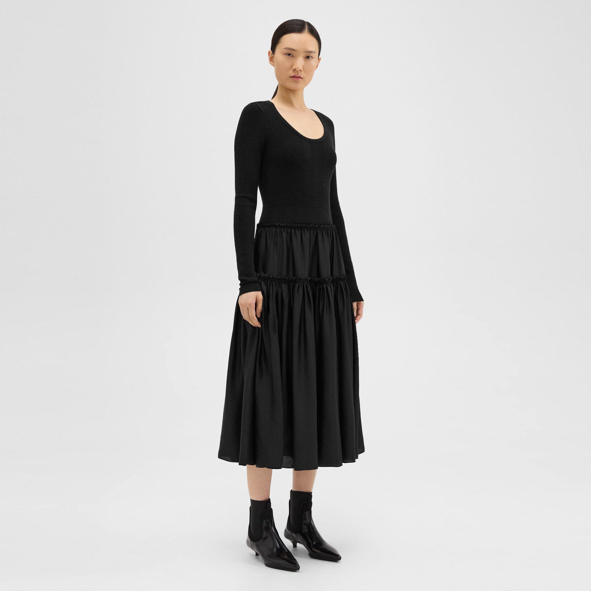 Wool-Viscose Combo Dress