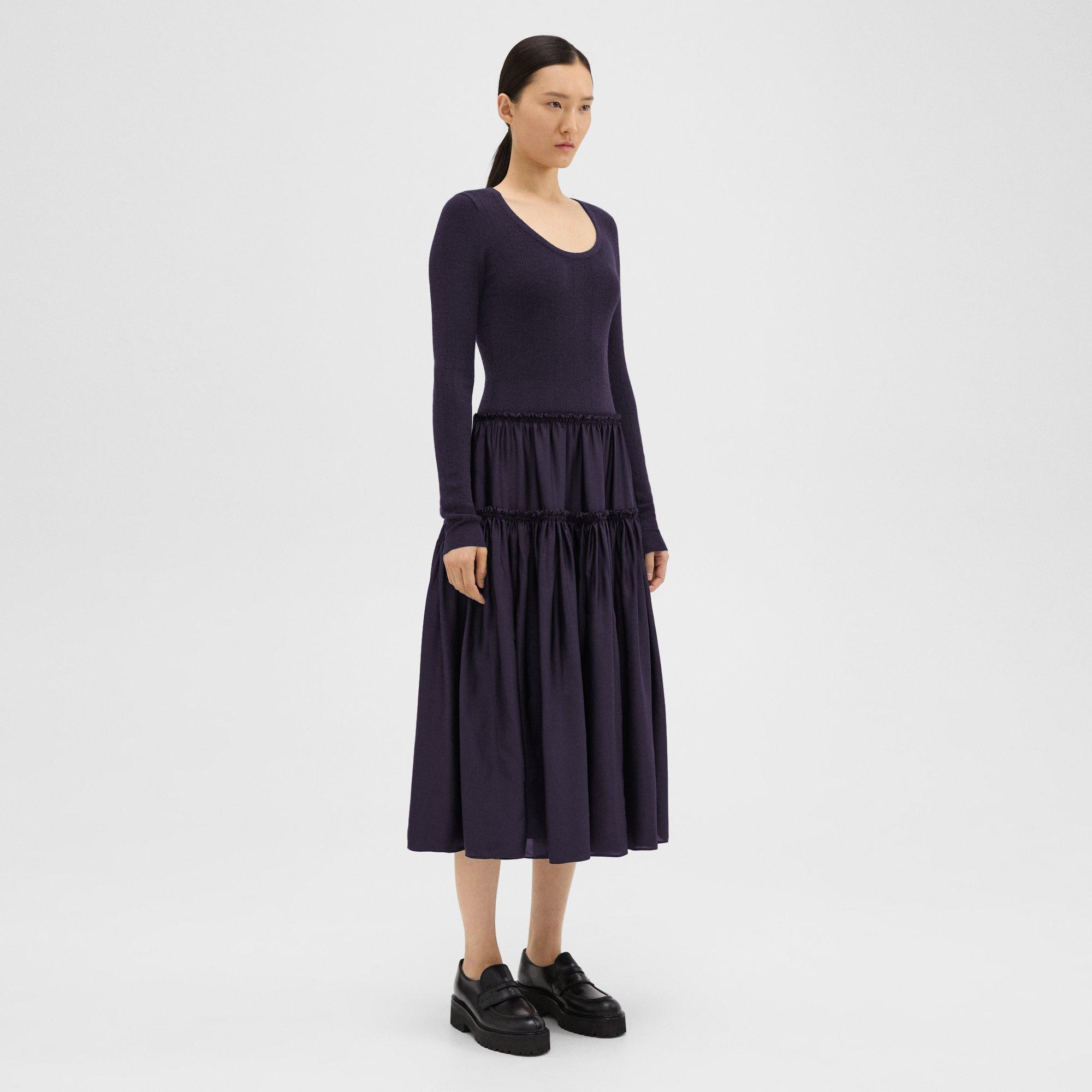 Wool-Viscose Combo Dress